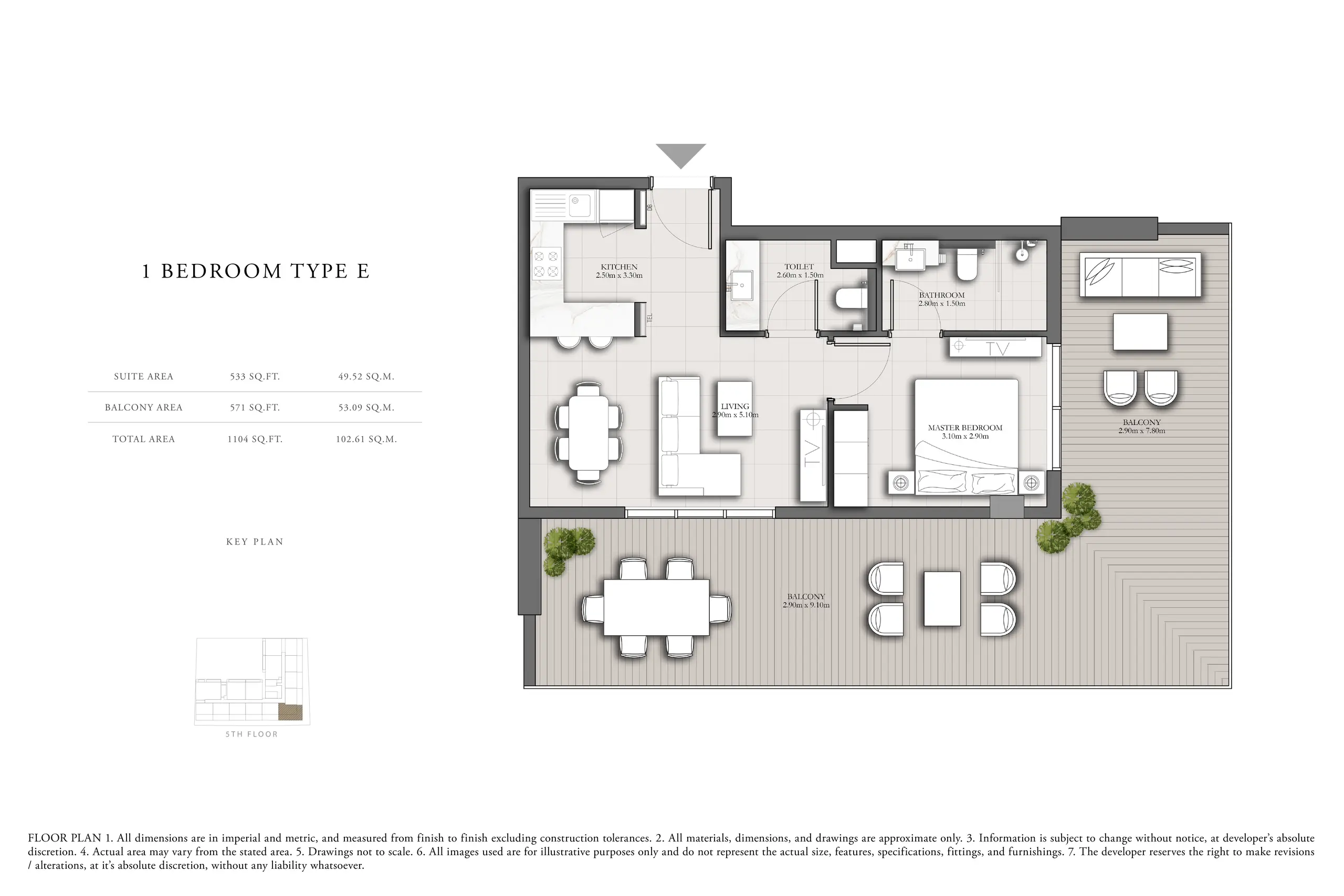 Type E floor plan
