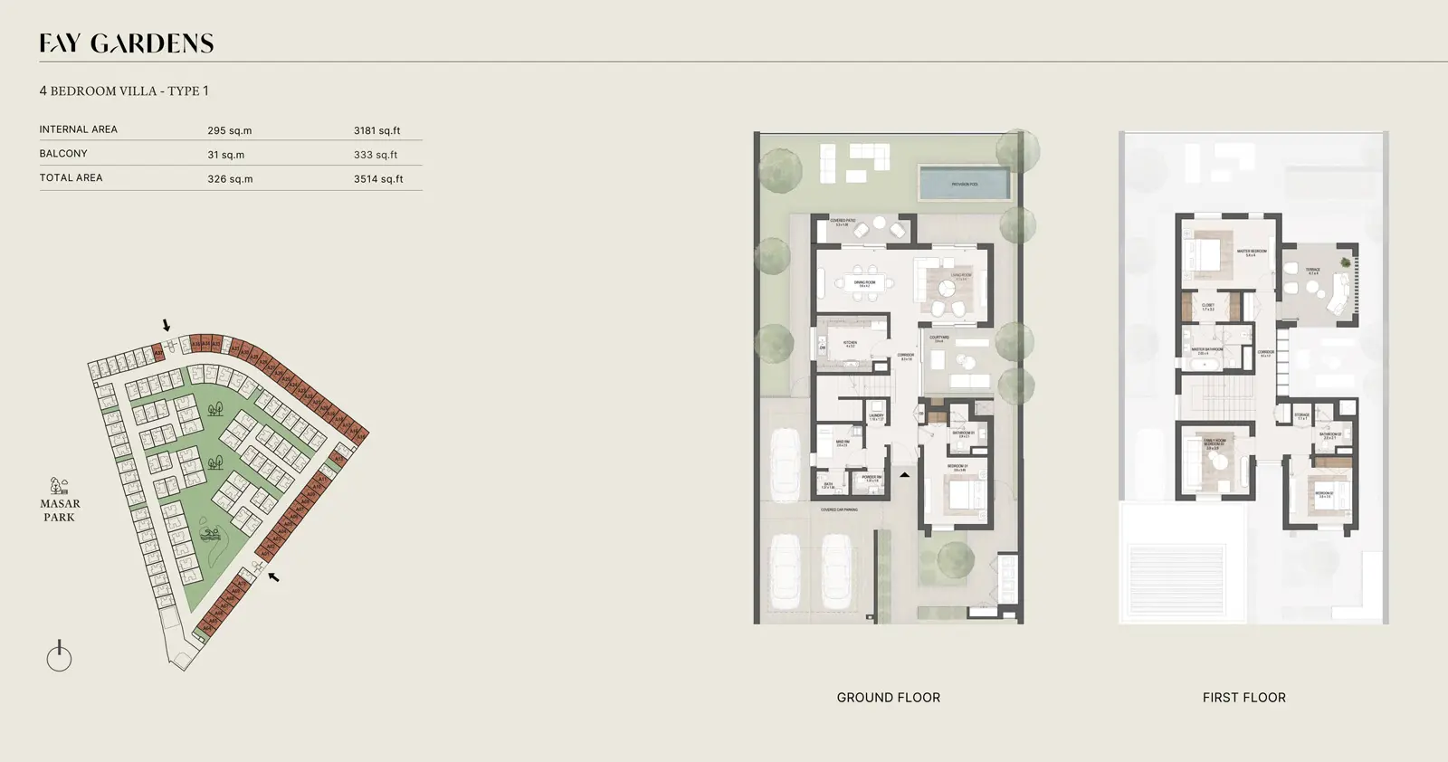 Type 1 floor plan