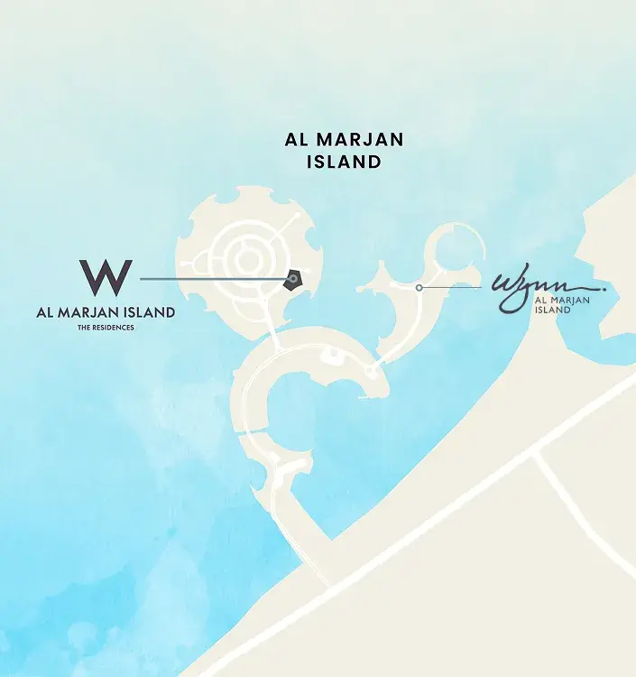 W Hotels and Residences Al Marjan Master Plan