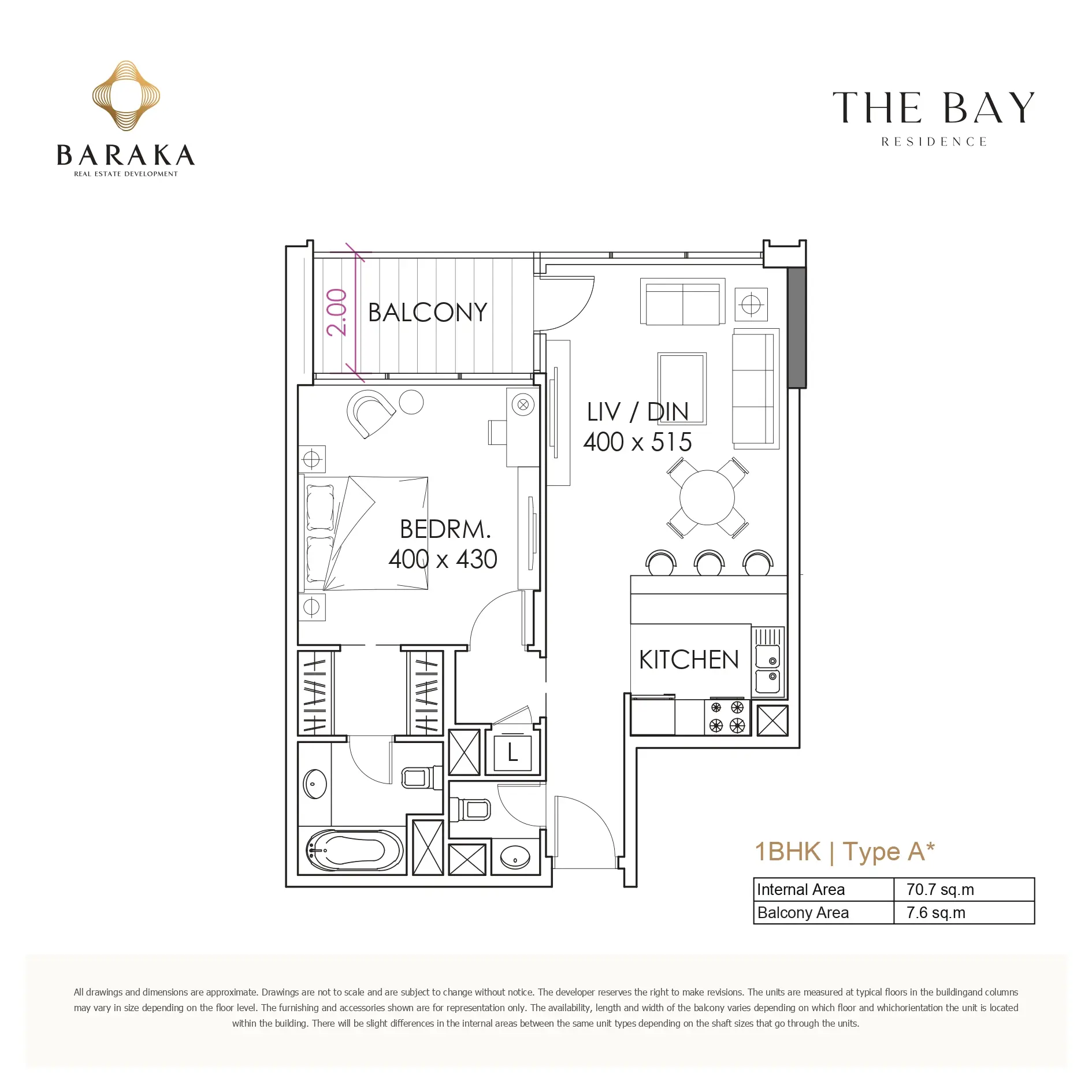 Type A floor plan