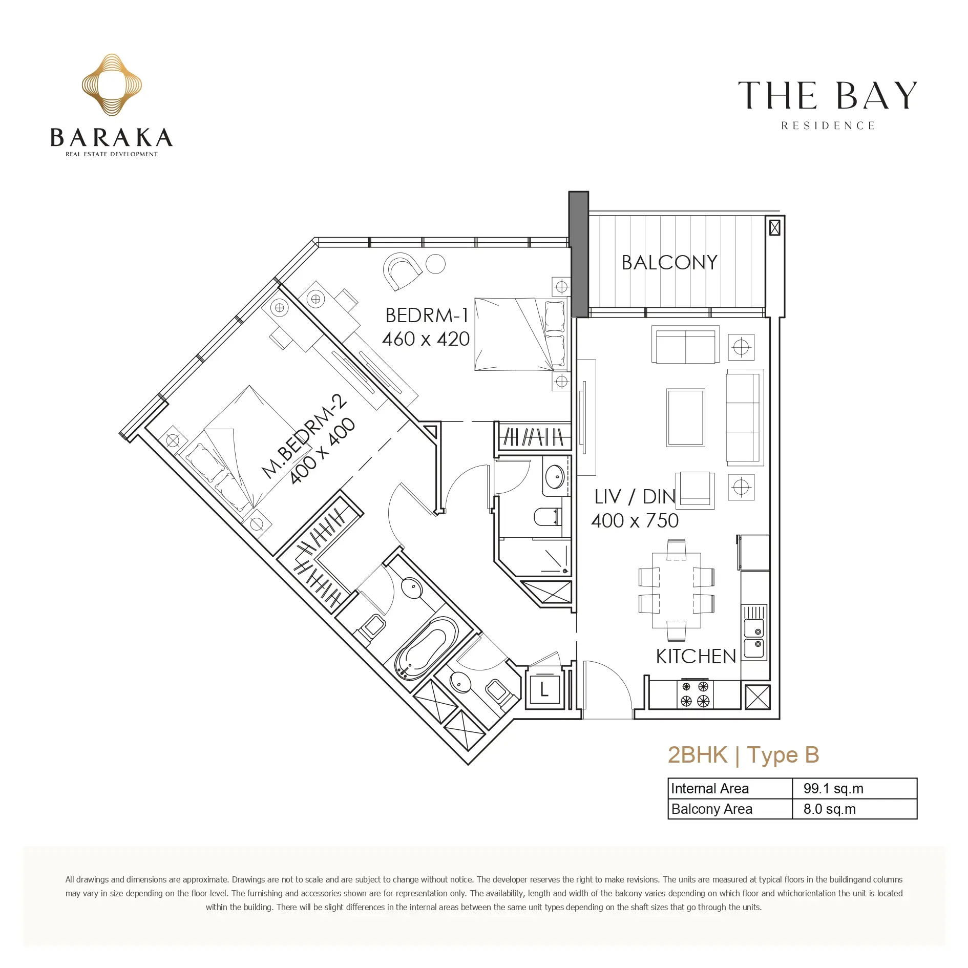 Type B floor plan