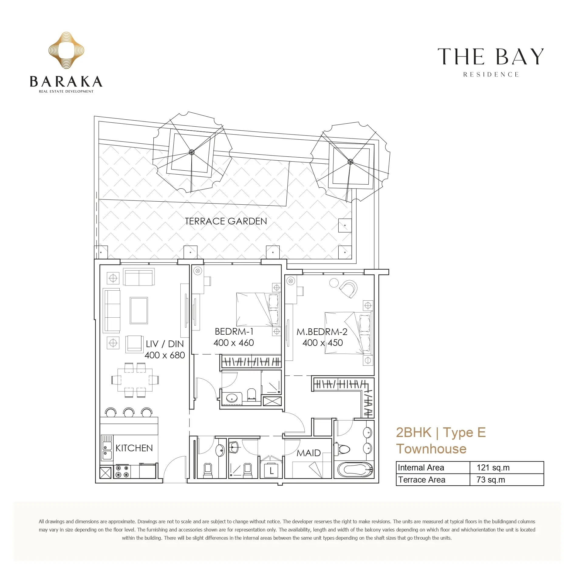Type E Townhouse floor plan
