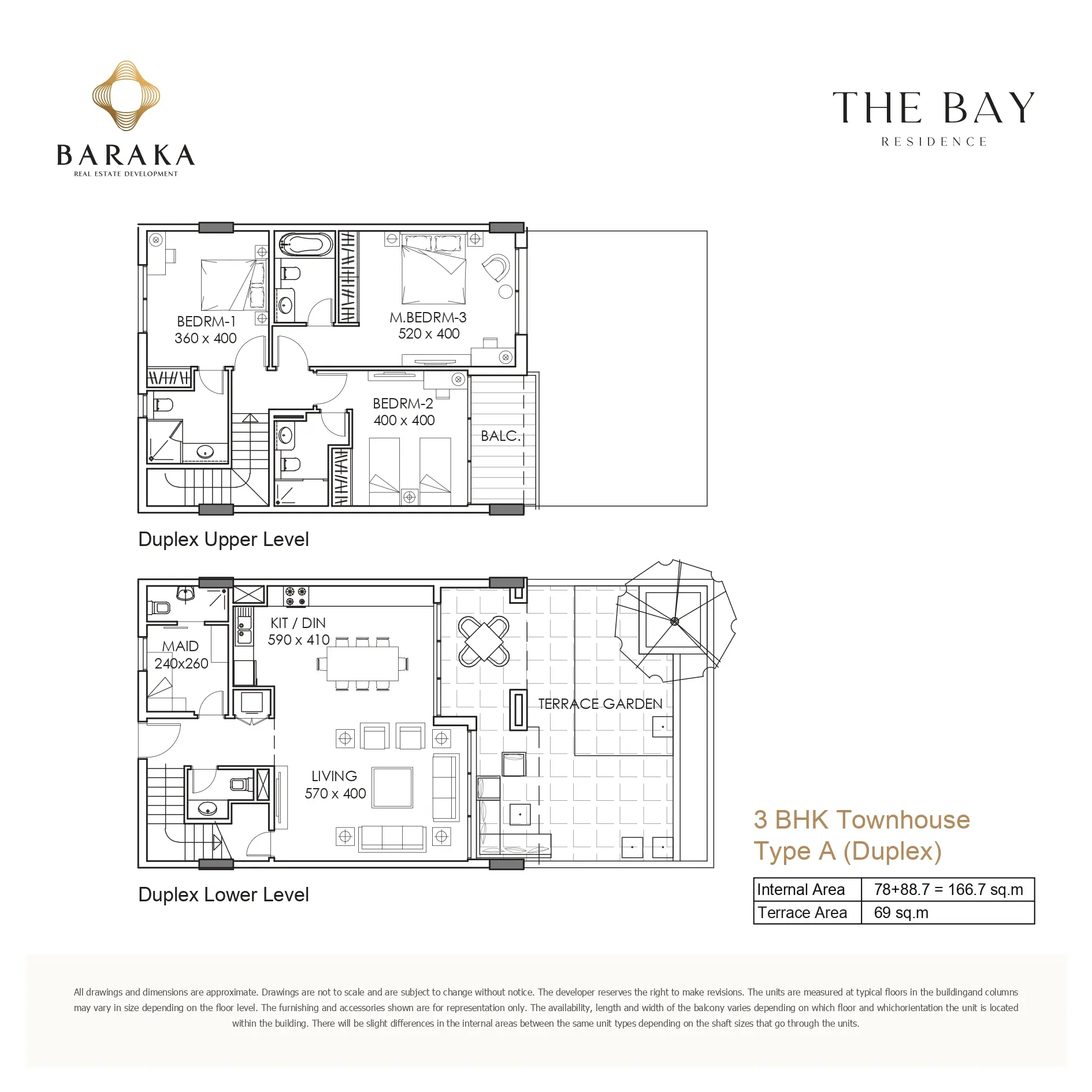 Type A Townhouse Duplex floor plan