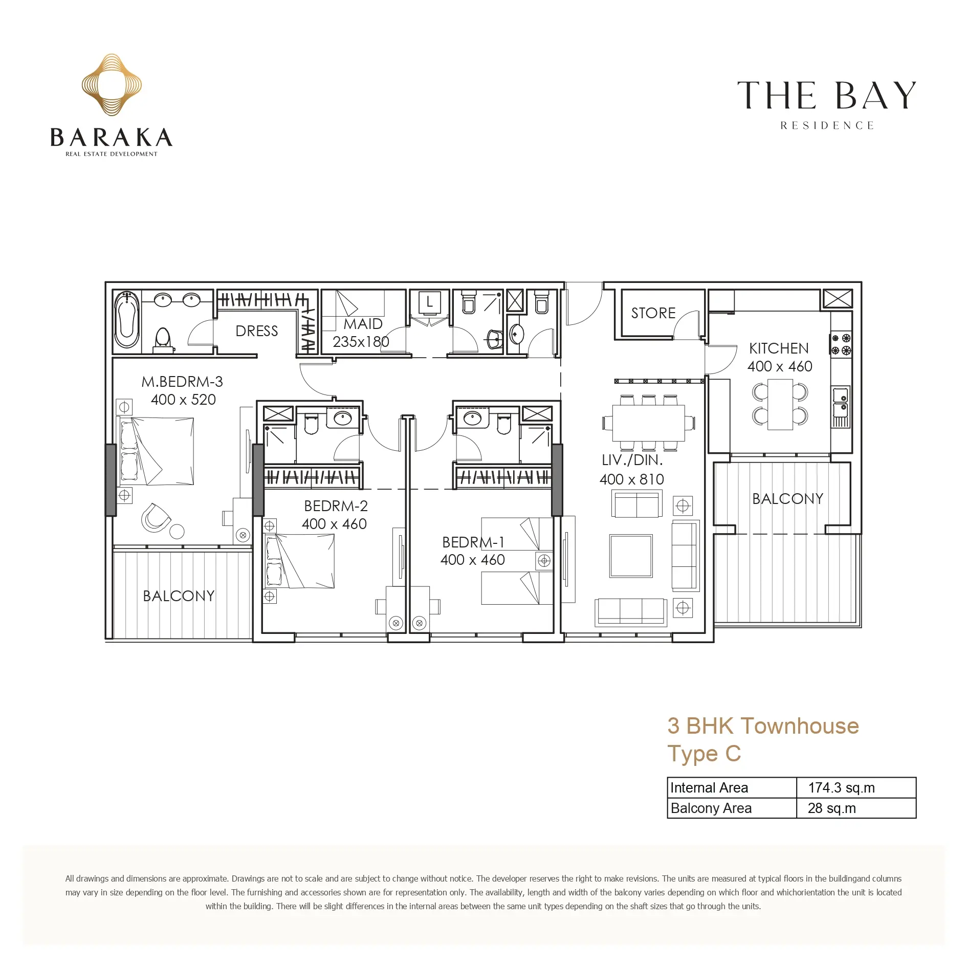 Townhouse Type C floor plan