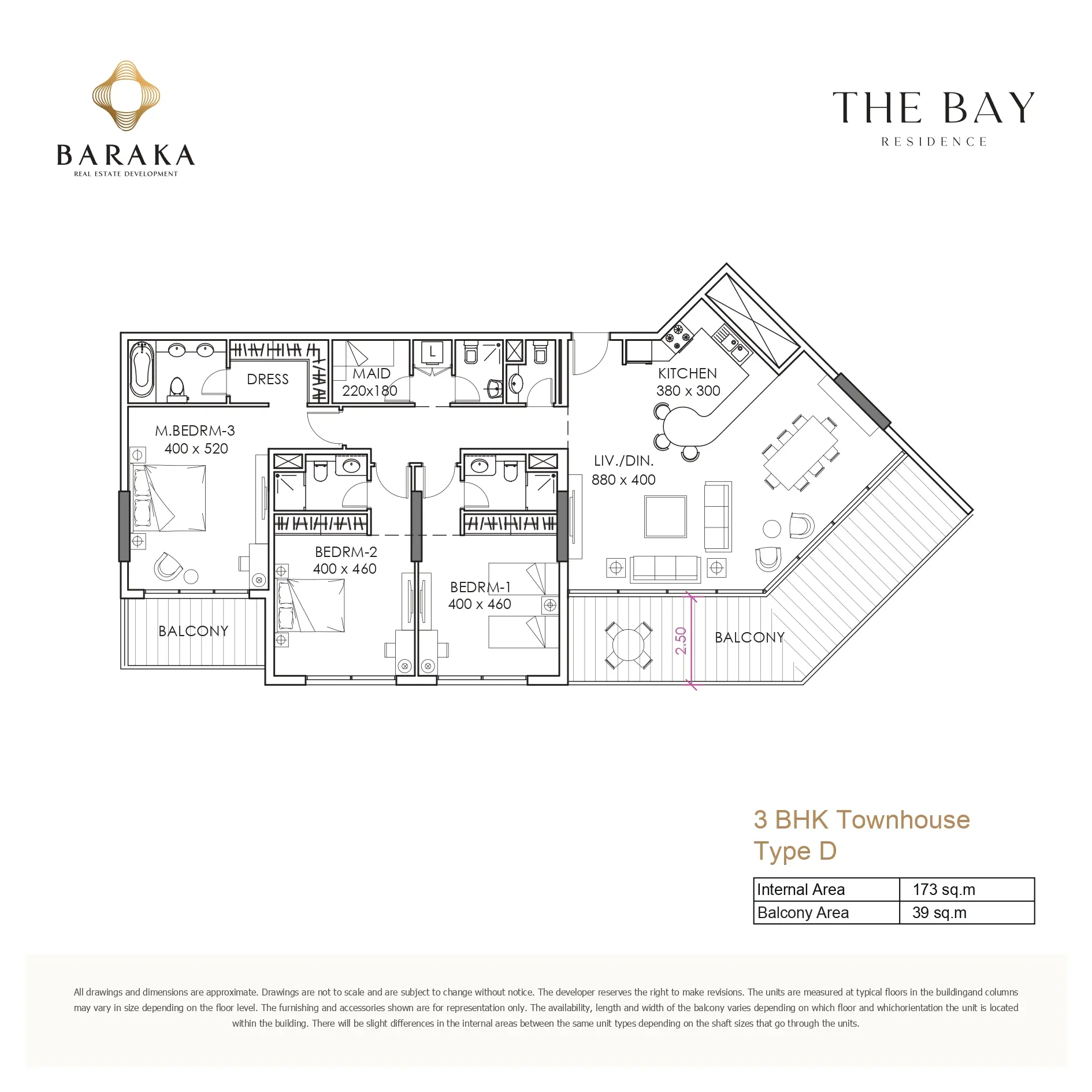 Townhouse Type D floor plan