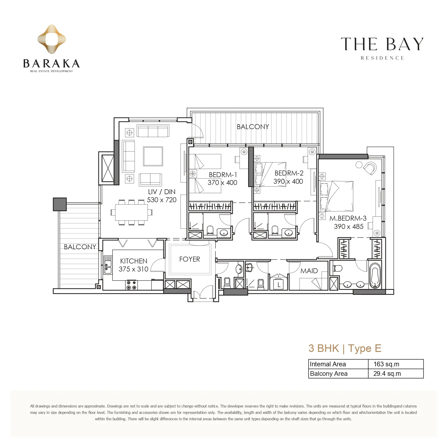 Type E floor plan