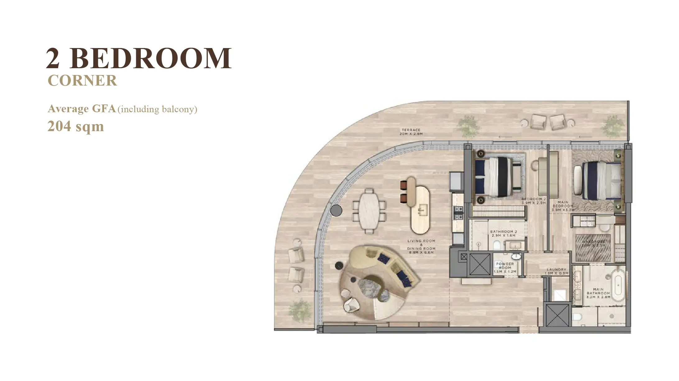 Type 2 floor plan