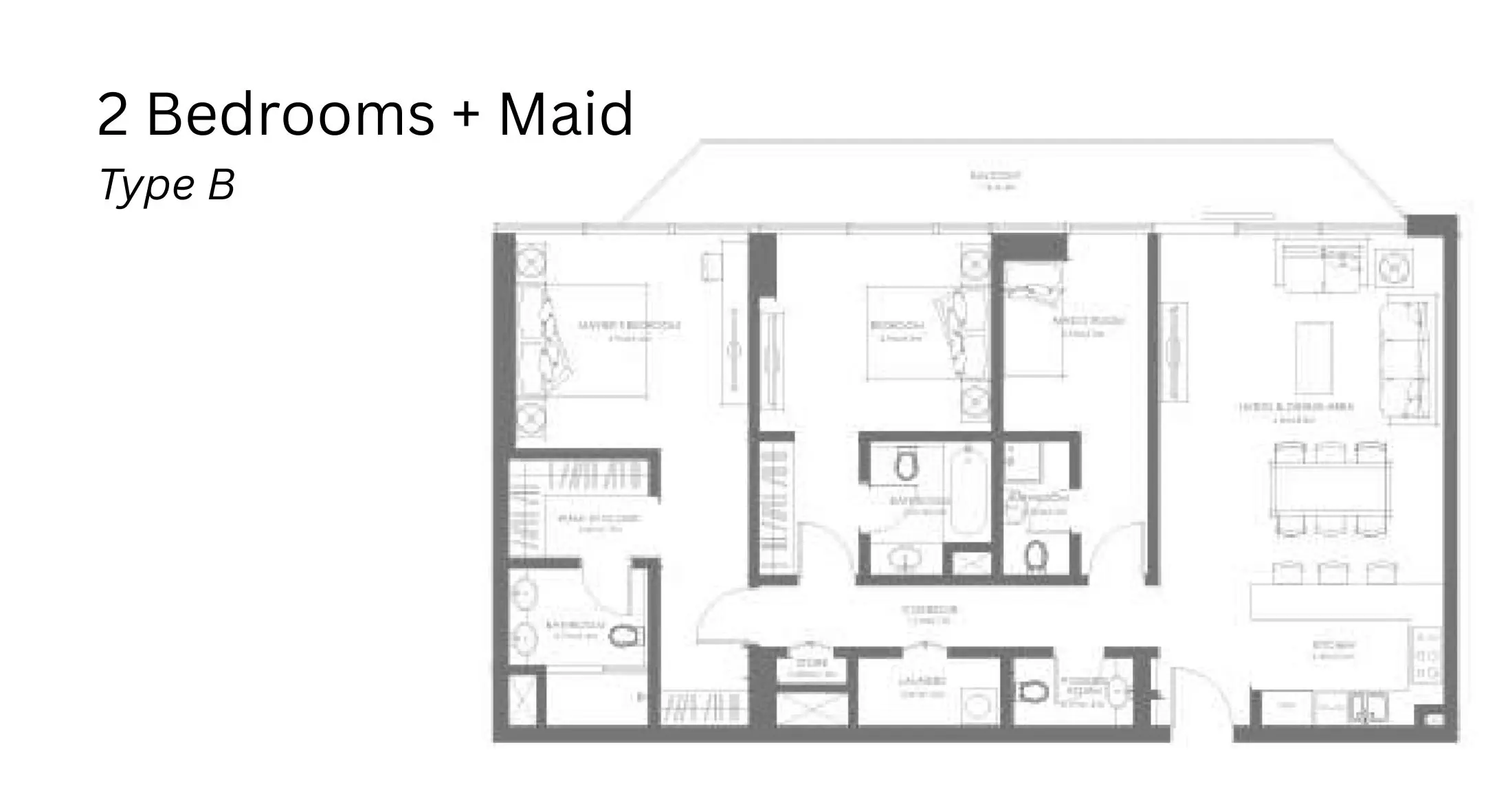Type B floor plan