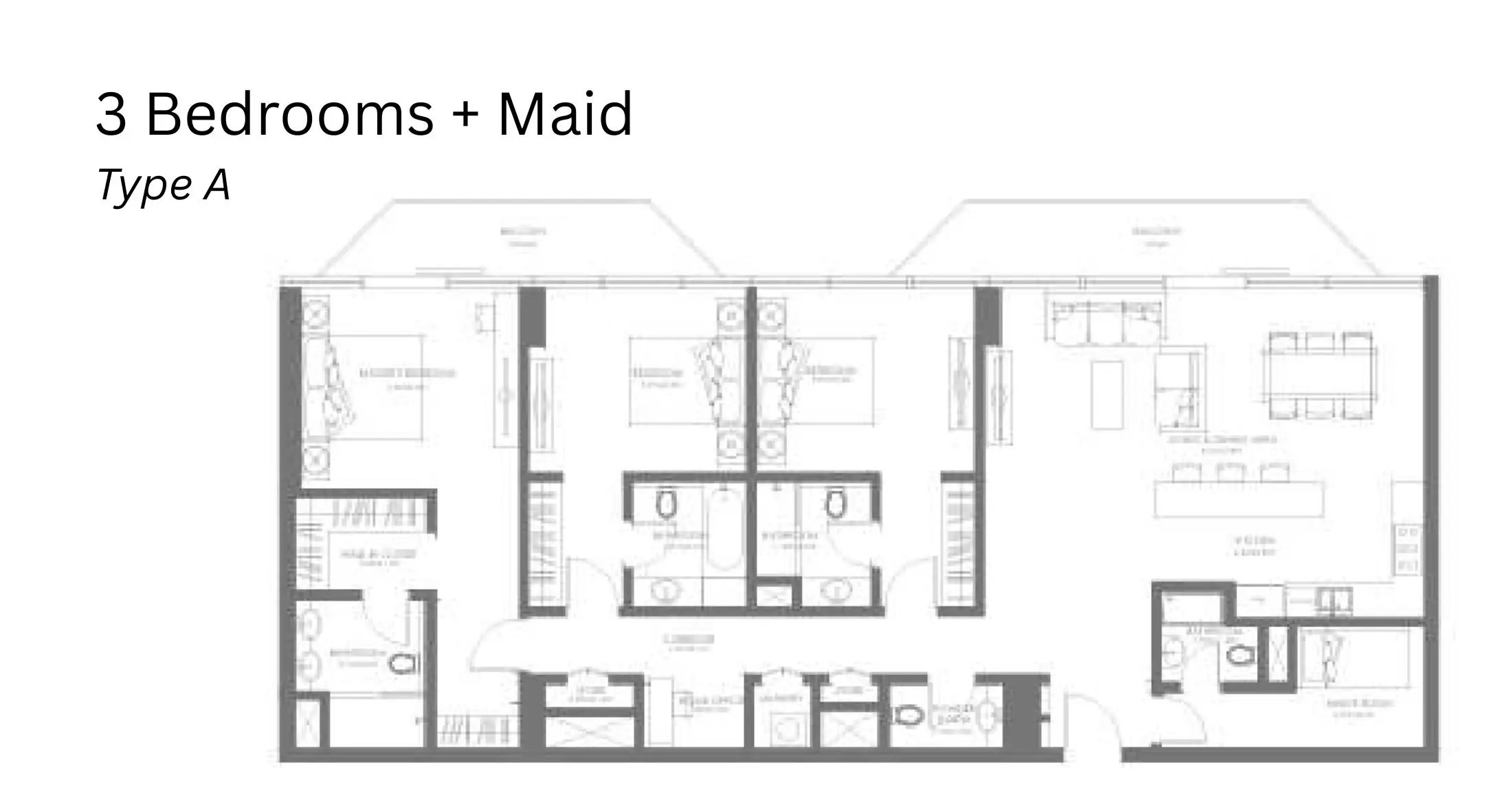 Type A floor plan