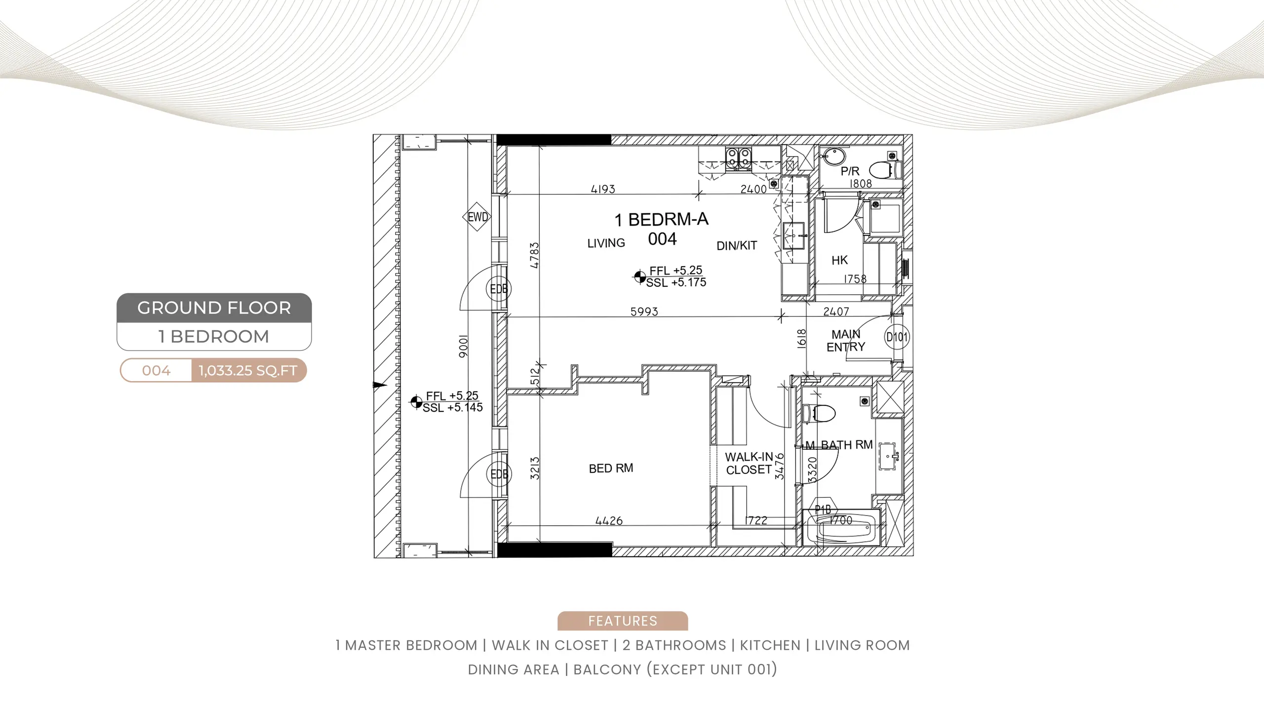 Type 3 floor plan