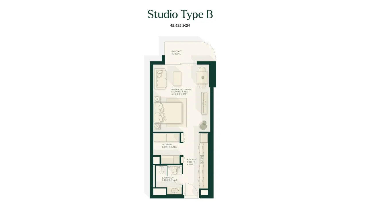 Type B floor plan
