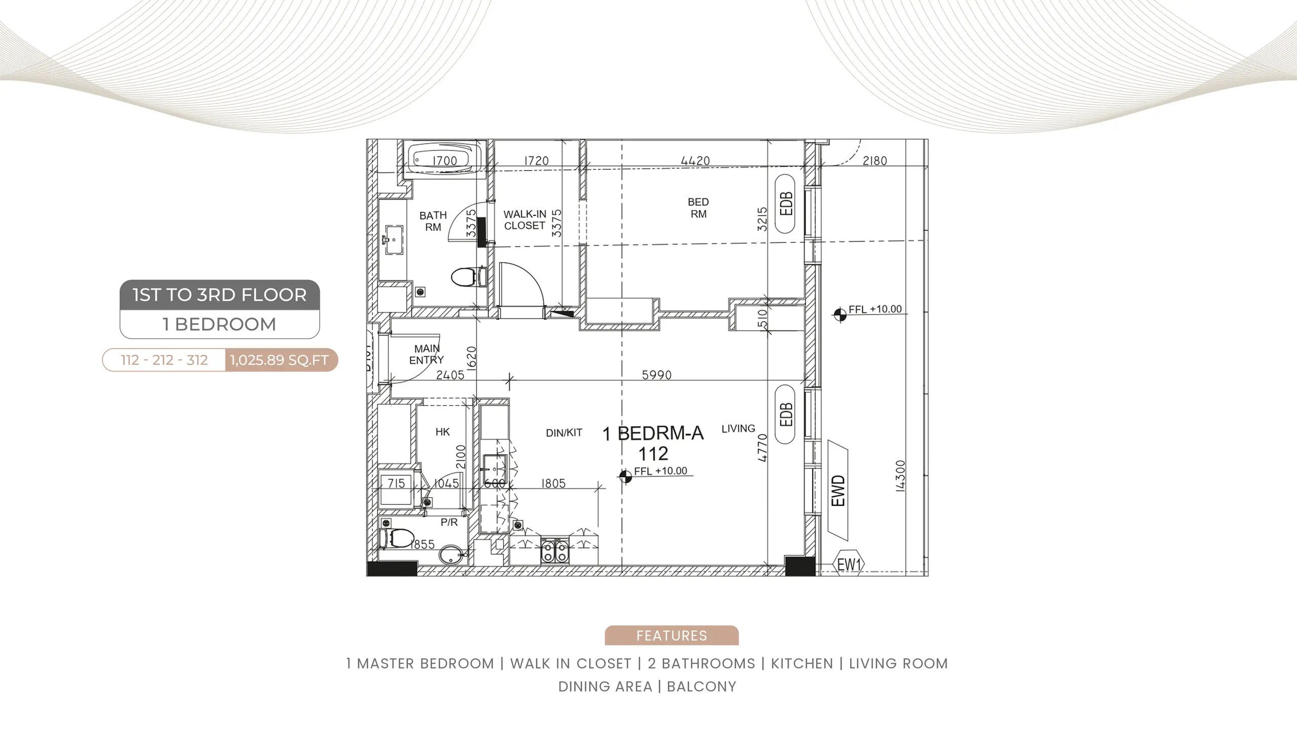 Type 8 floor plan
