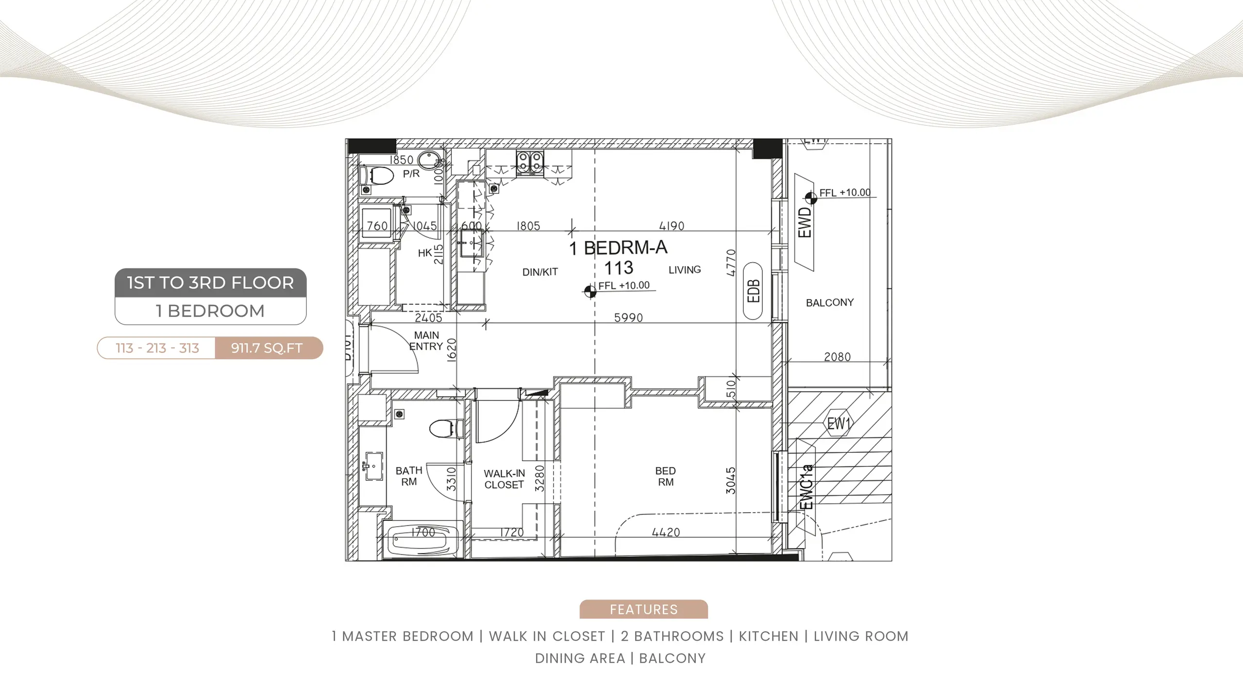 Type 9 floor plan