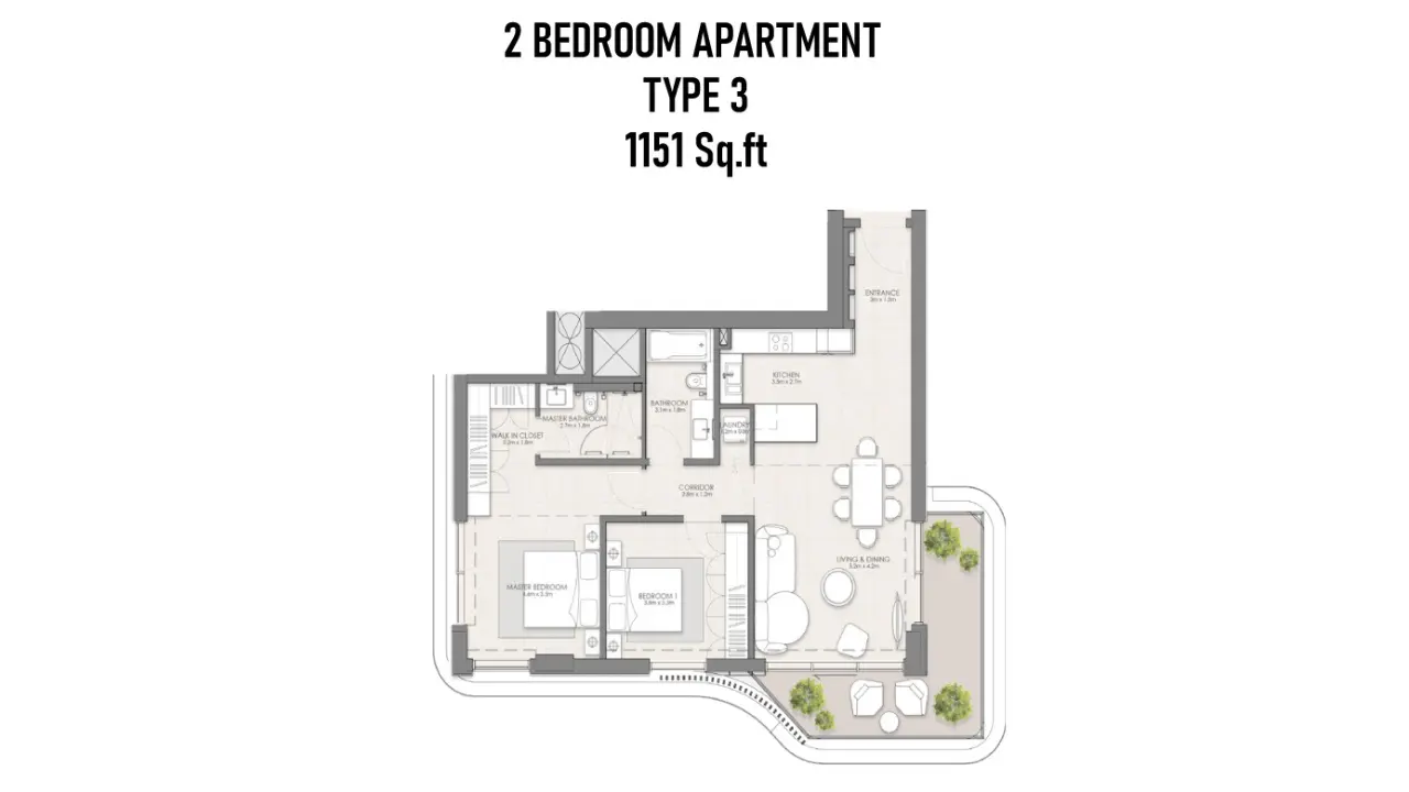 Type 3 floor plan