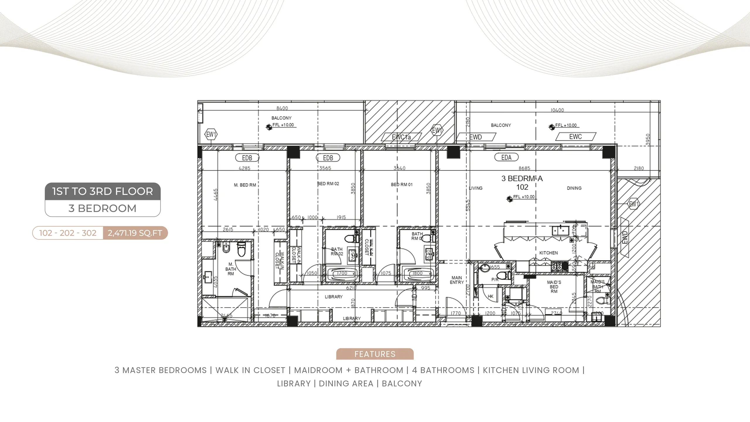 Type 2 floor plan