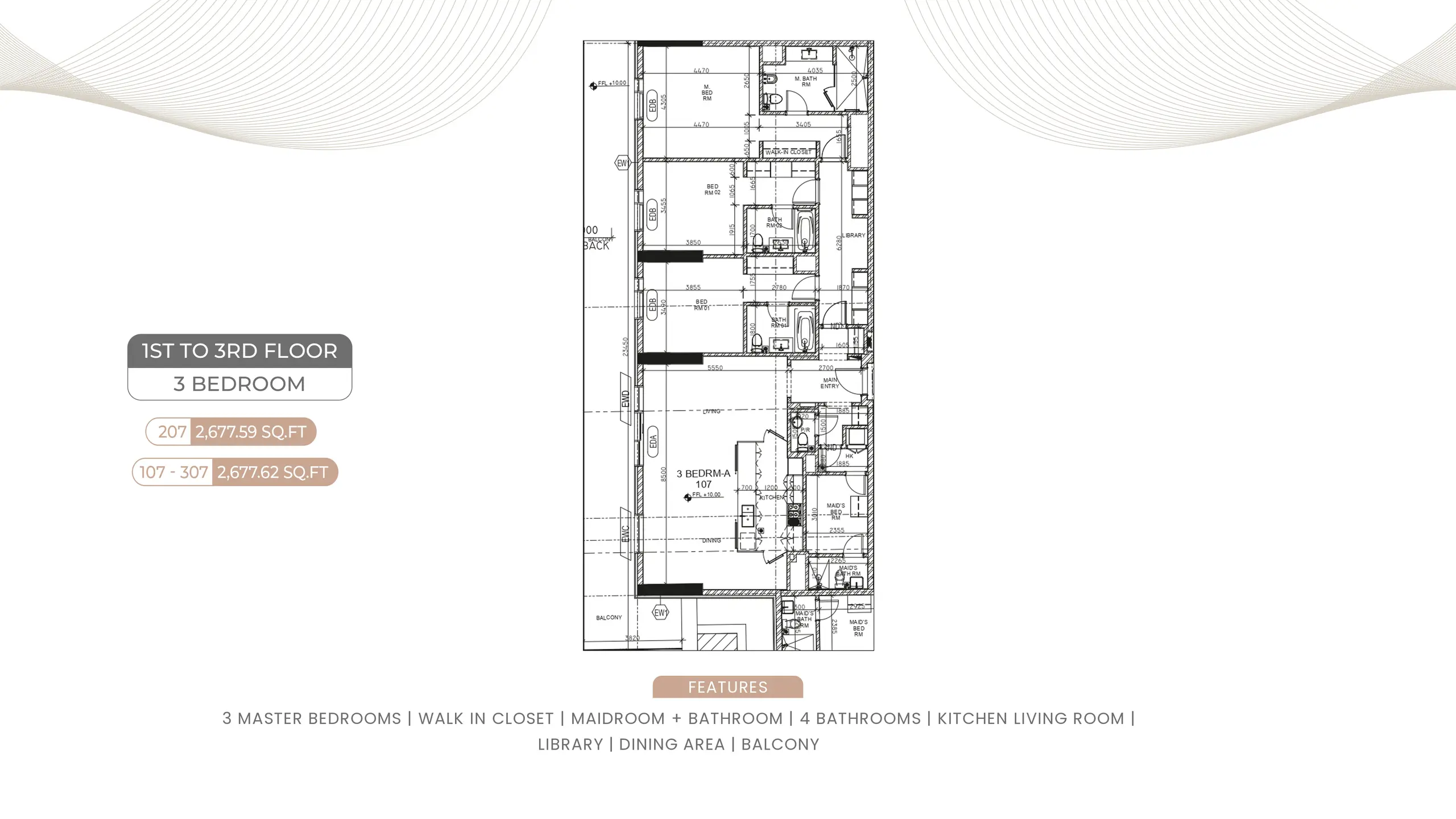 Type 3 floor plan