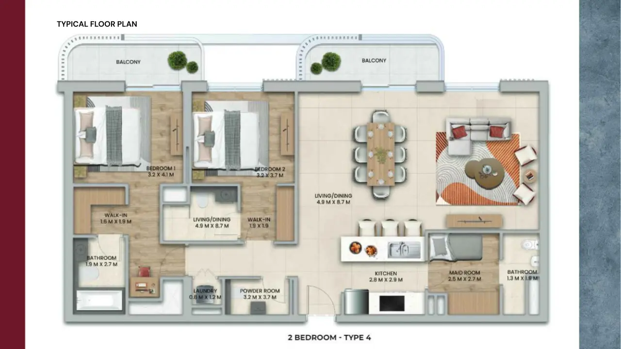 Type 4 floor plan