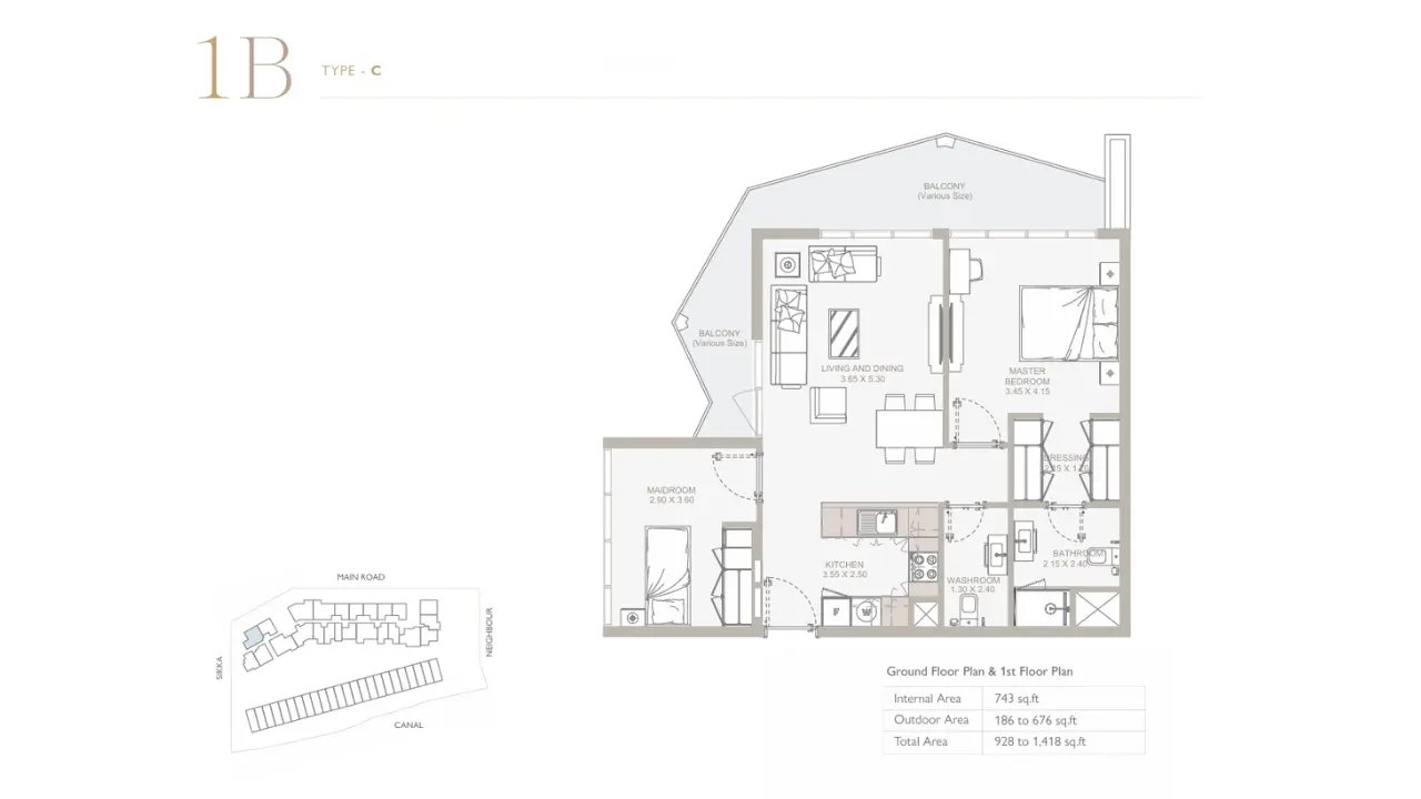 Type C floor plan