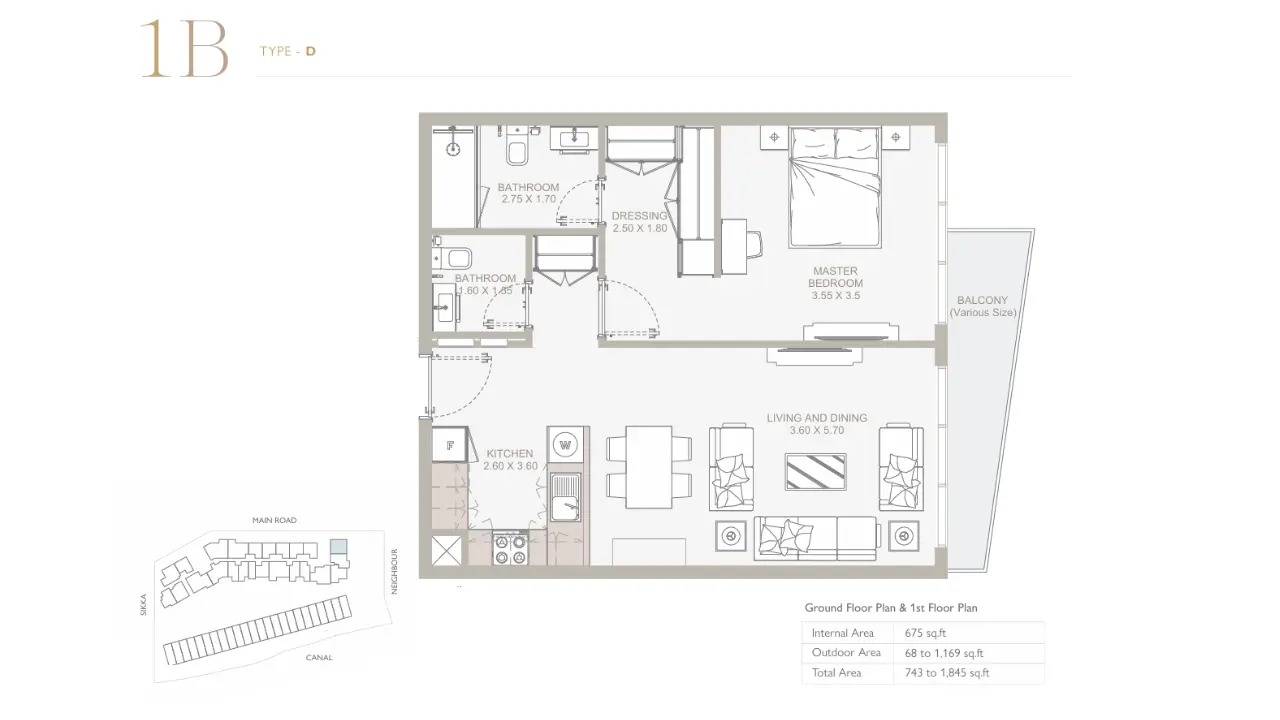 Type D floor plan