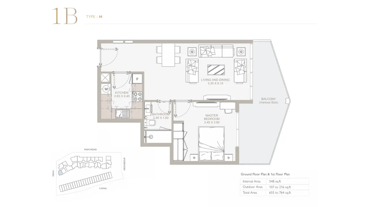 Type H floor plan