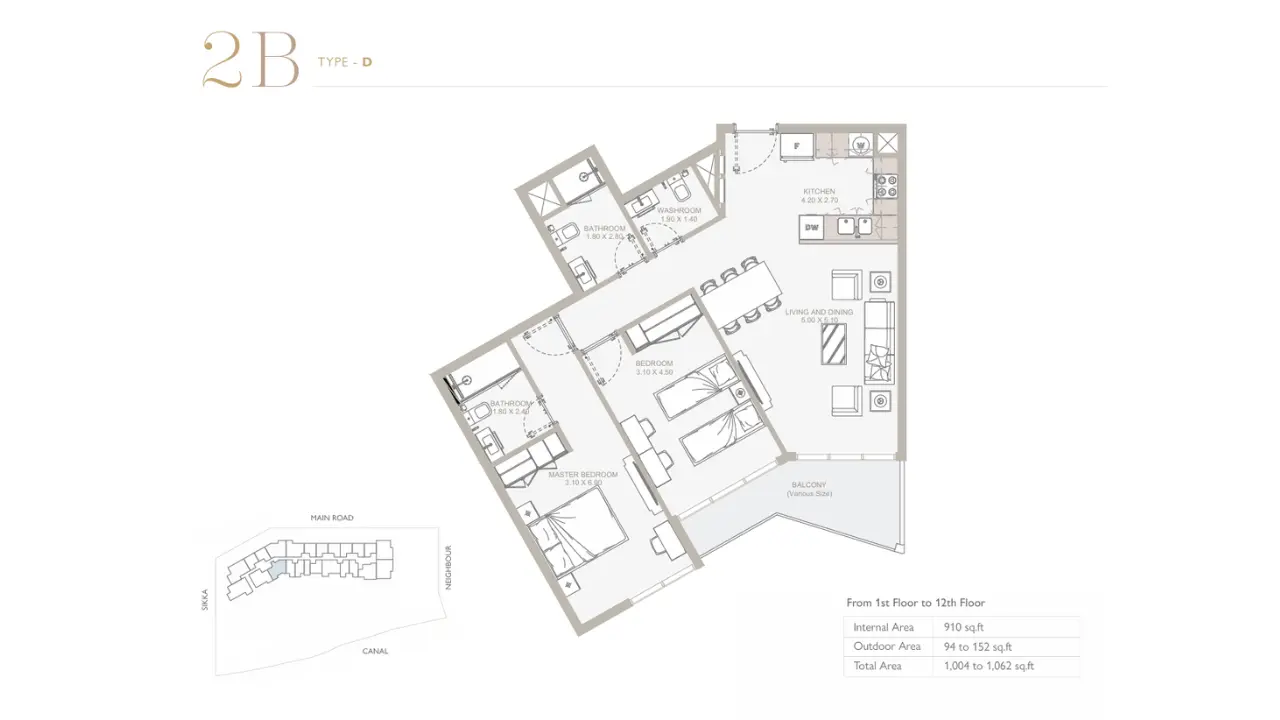 Type D floor plan