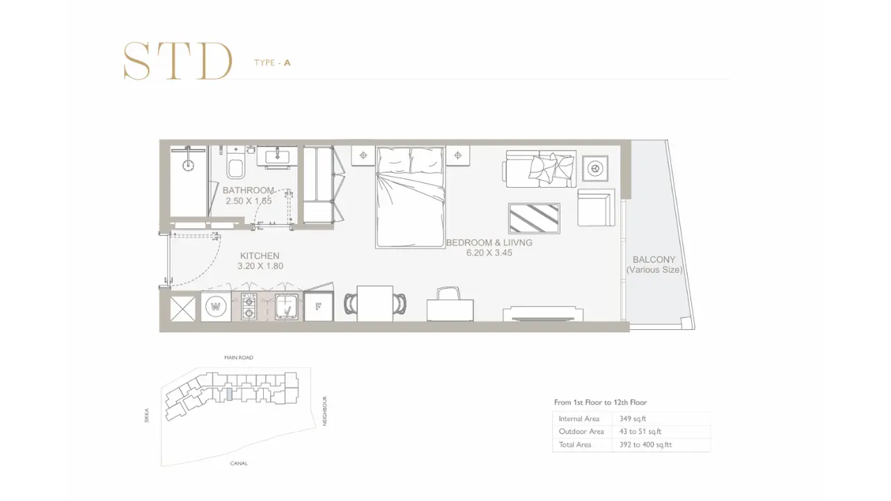 Type A floor plan