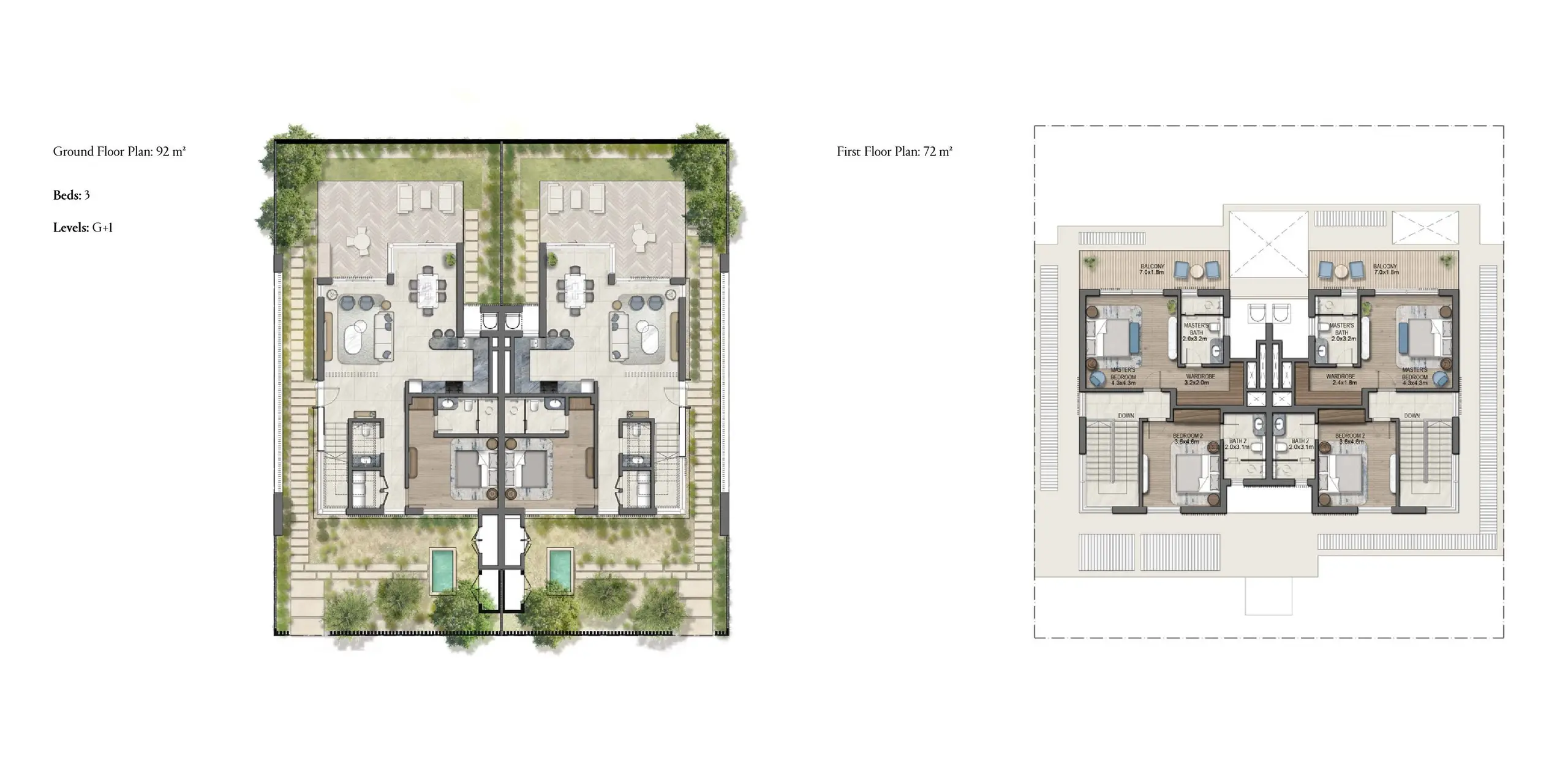 Townhouse floor plan
