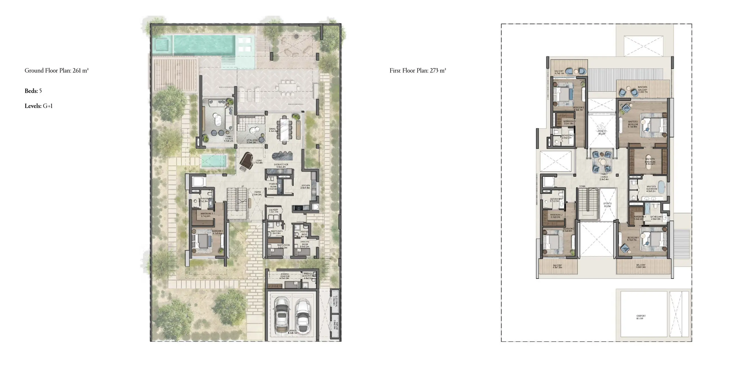 Villa floor plan