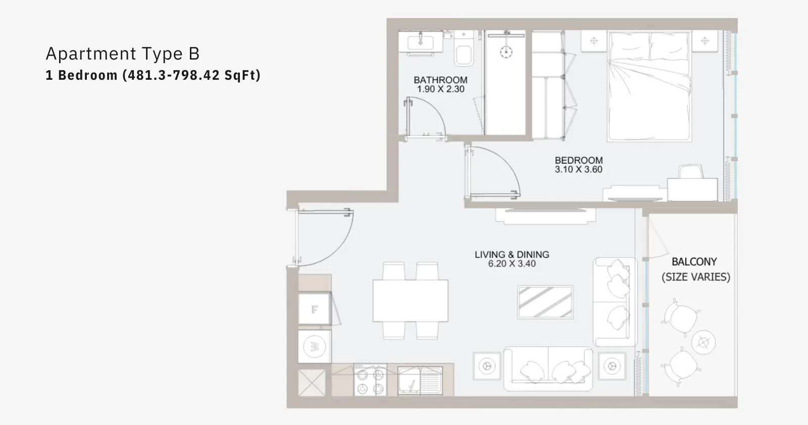 Type B floor plan