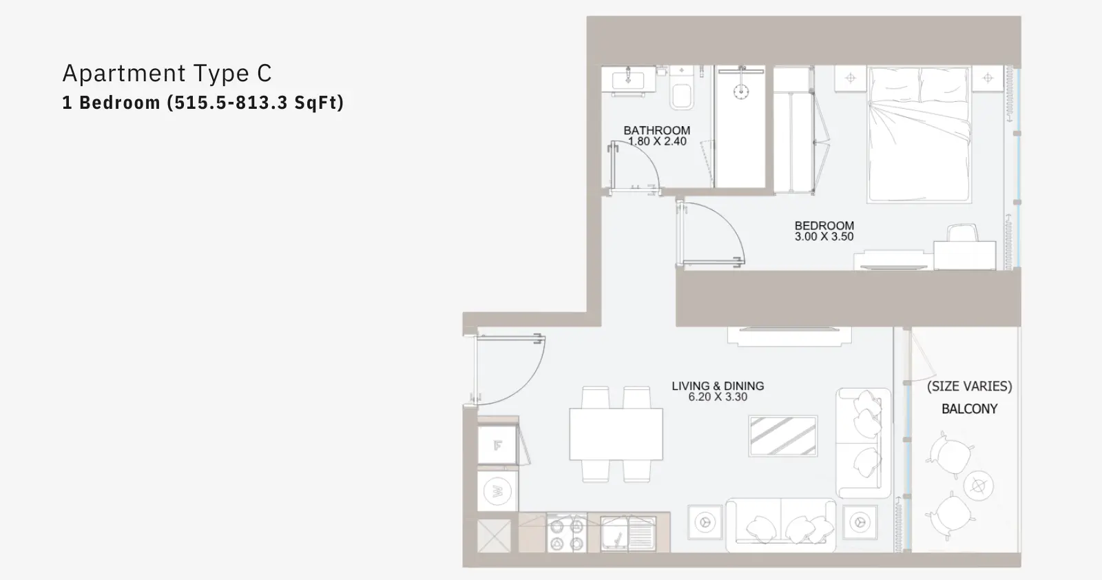 Type C floor plan
