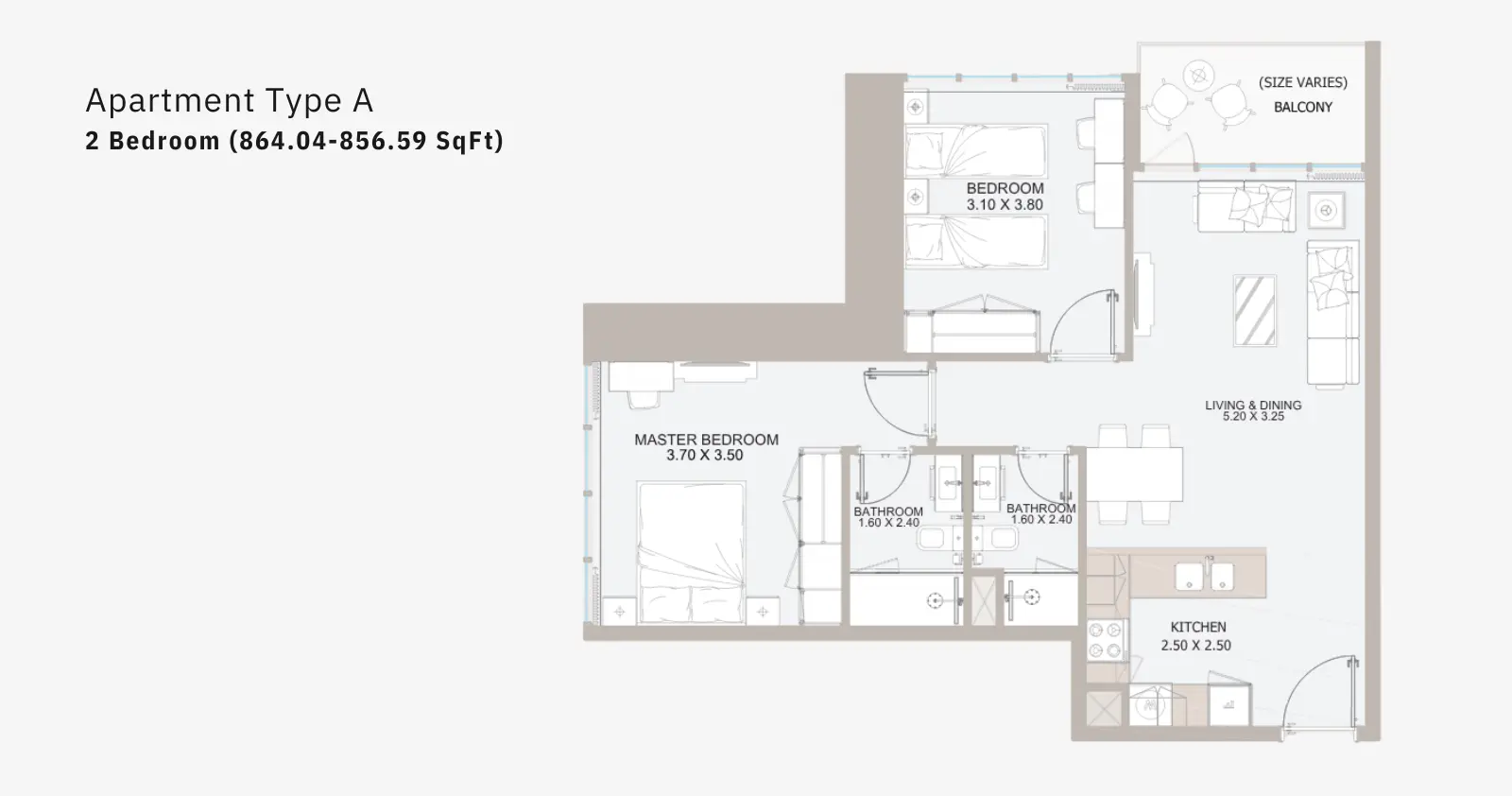 Type A floor plan