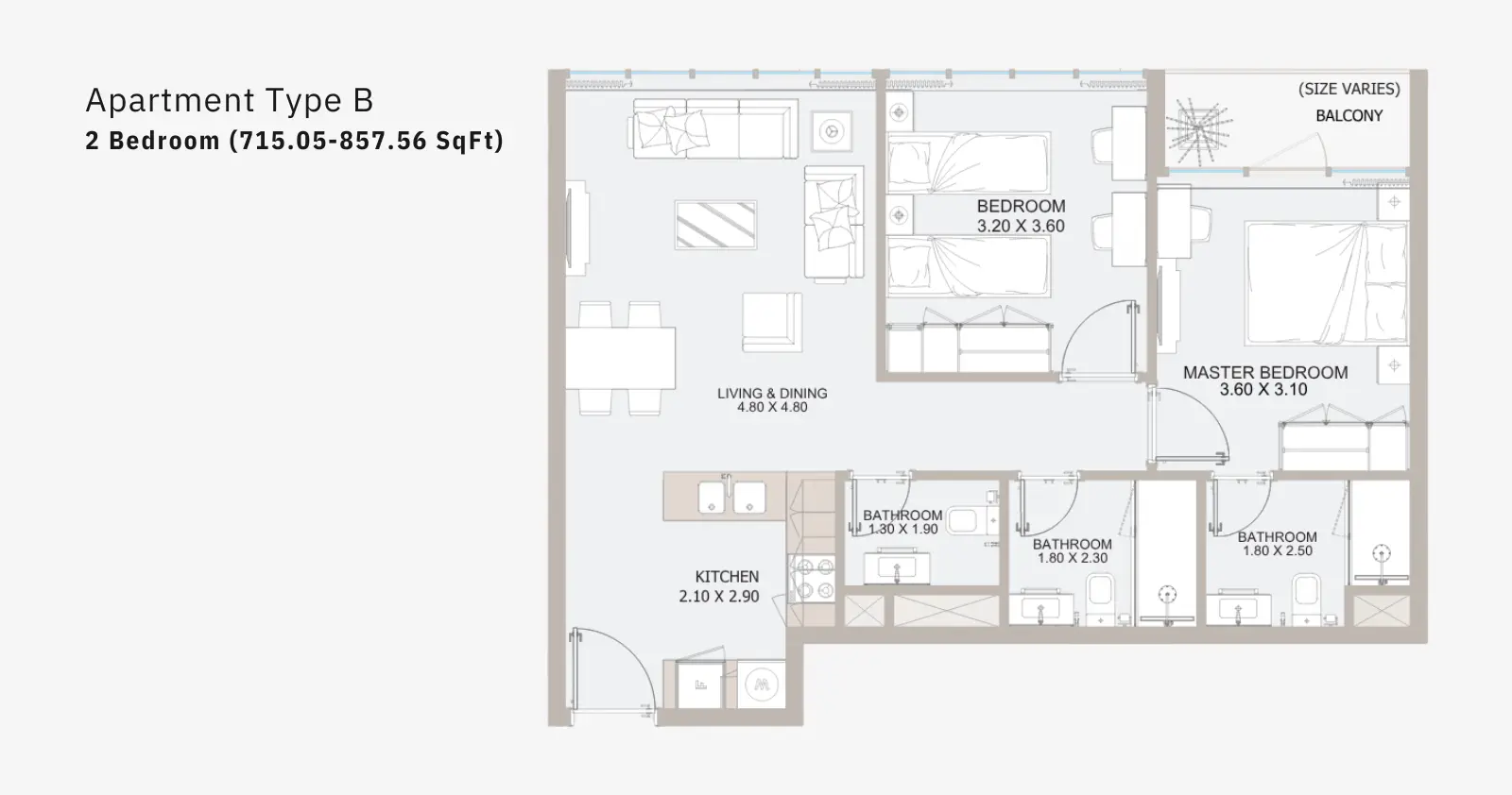 Type B floor plan