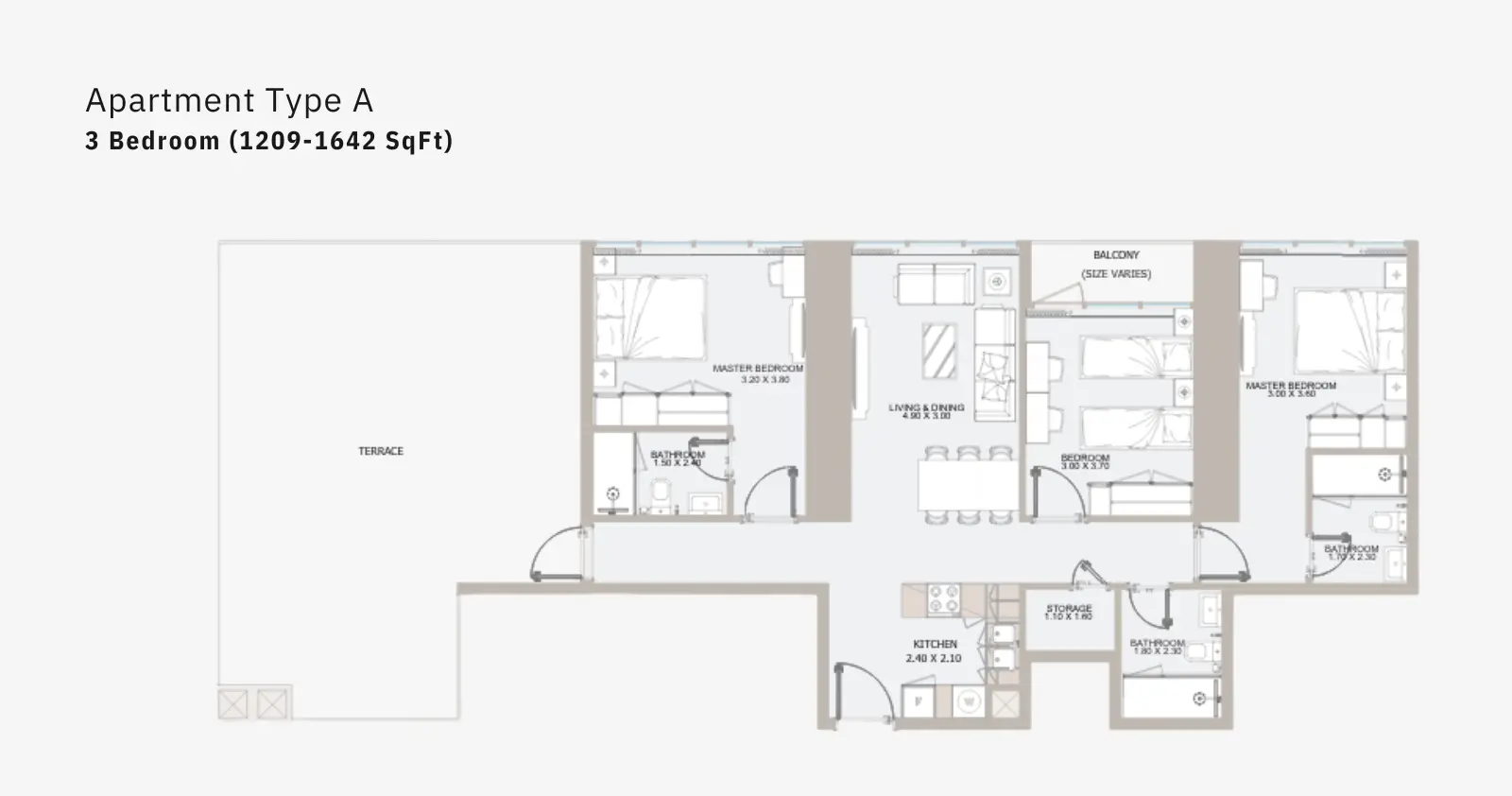 Type A floor plan