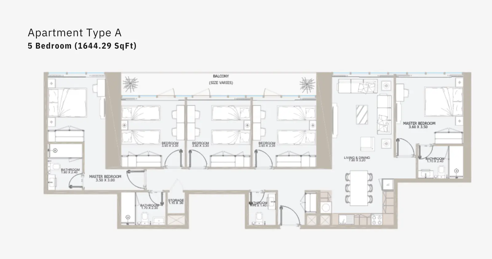 Type A floor plan