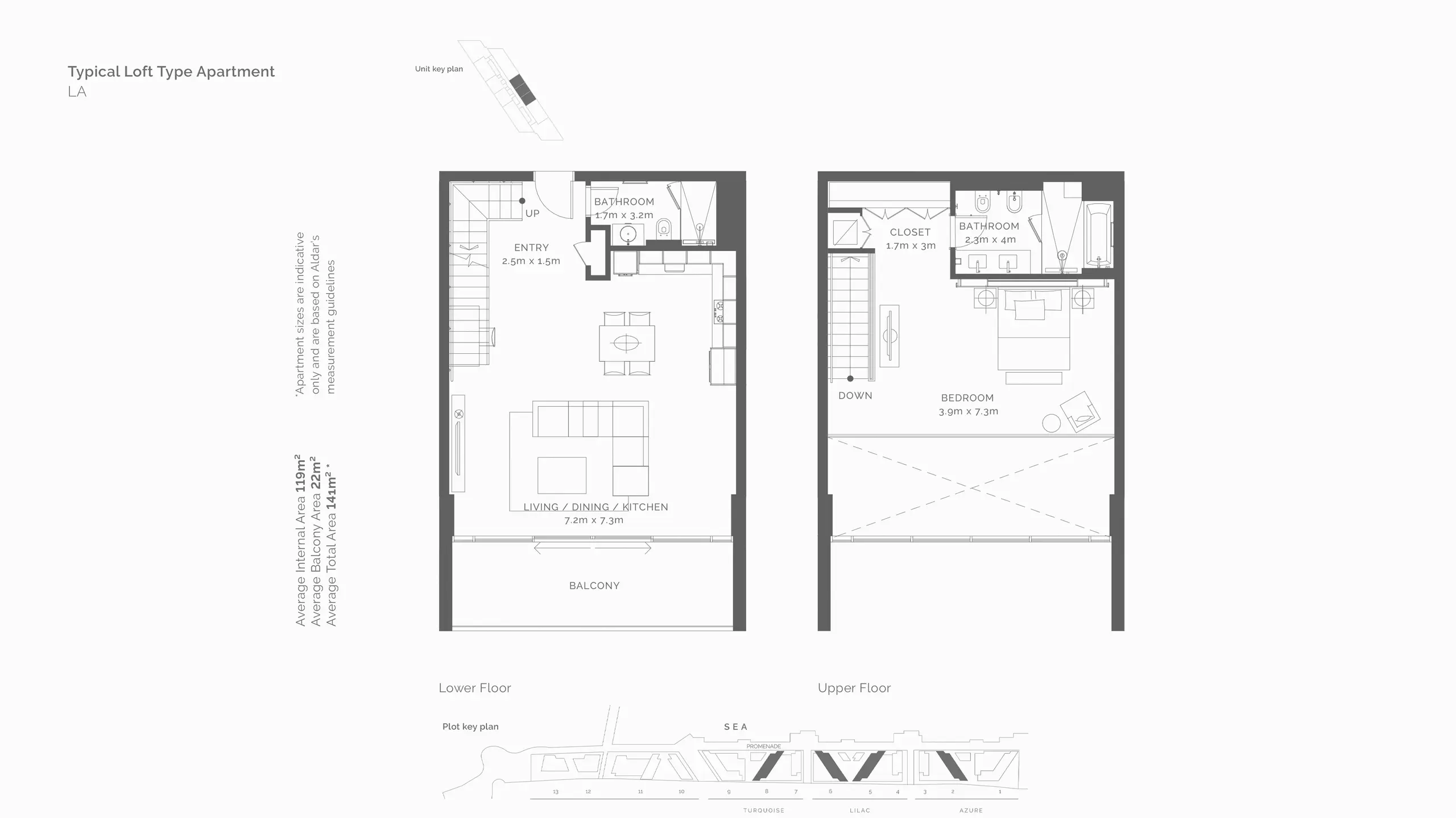 Type 2 - Loft floor plan