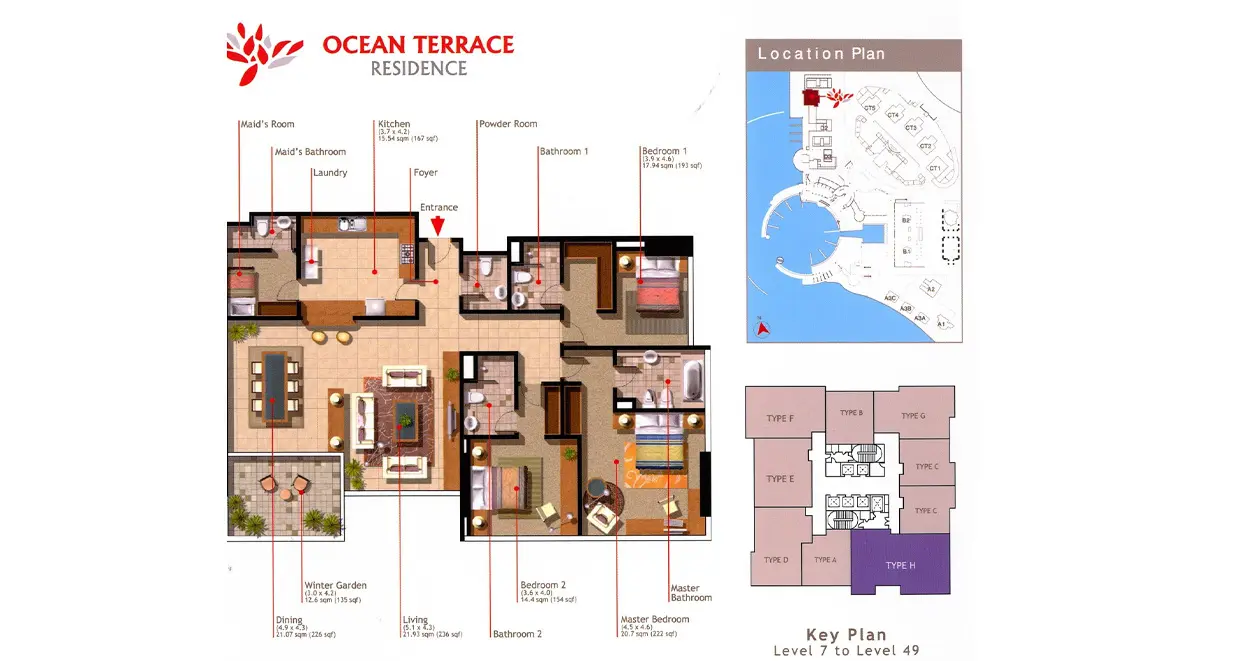 Type A floor plan