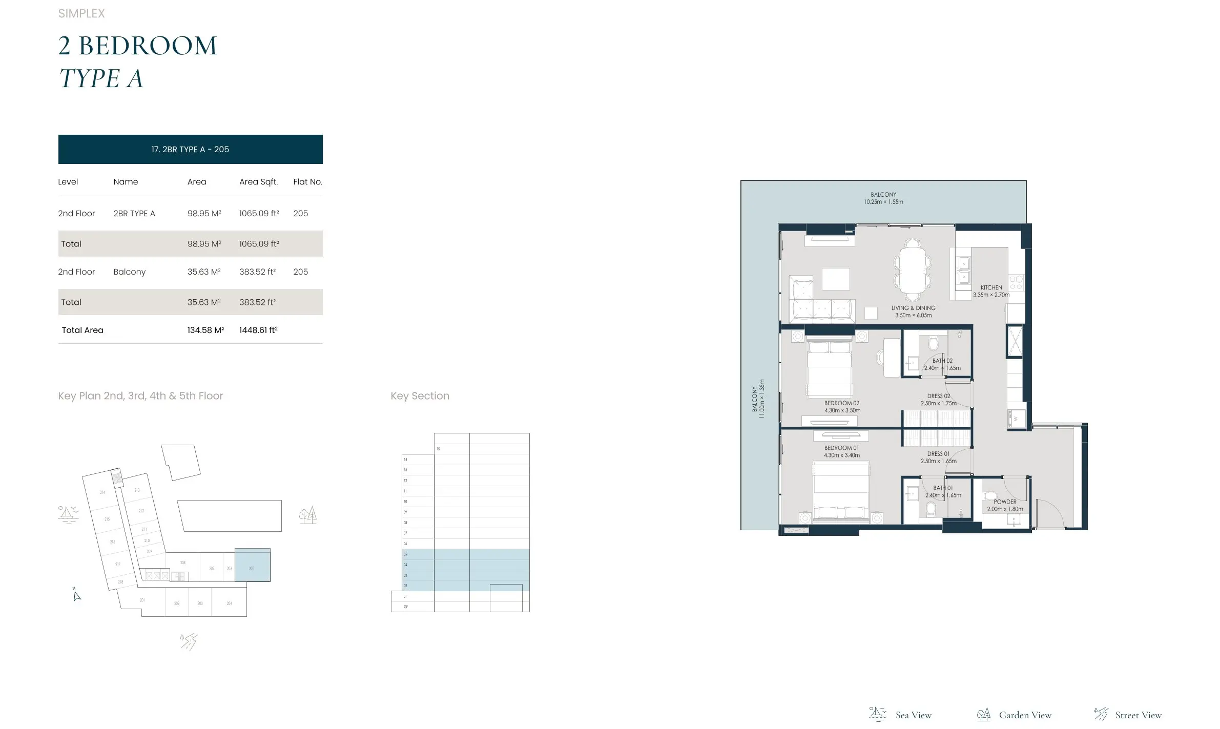 Type A floor plan