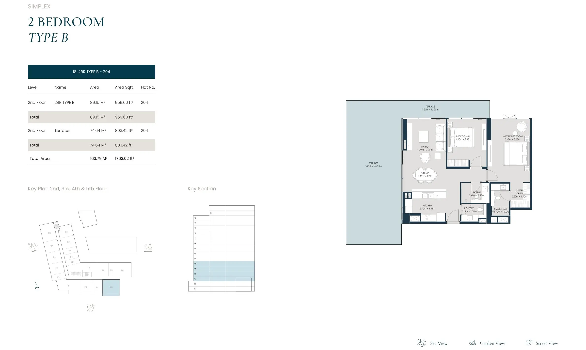 Type B floor plan
