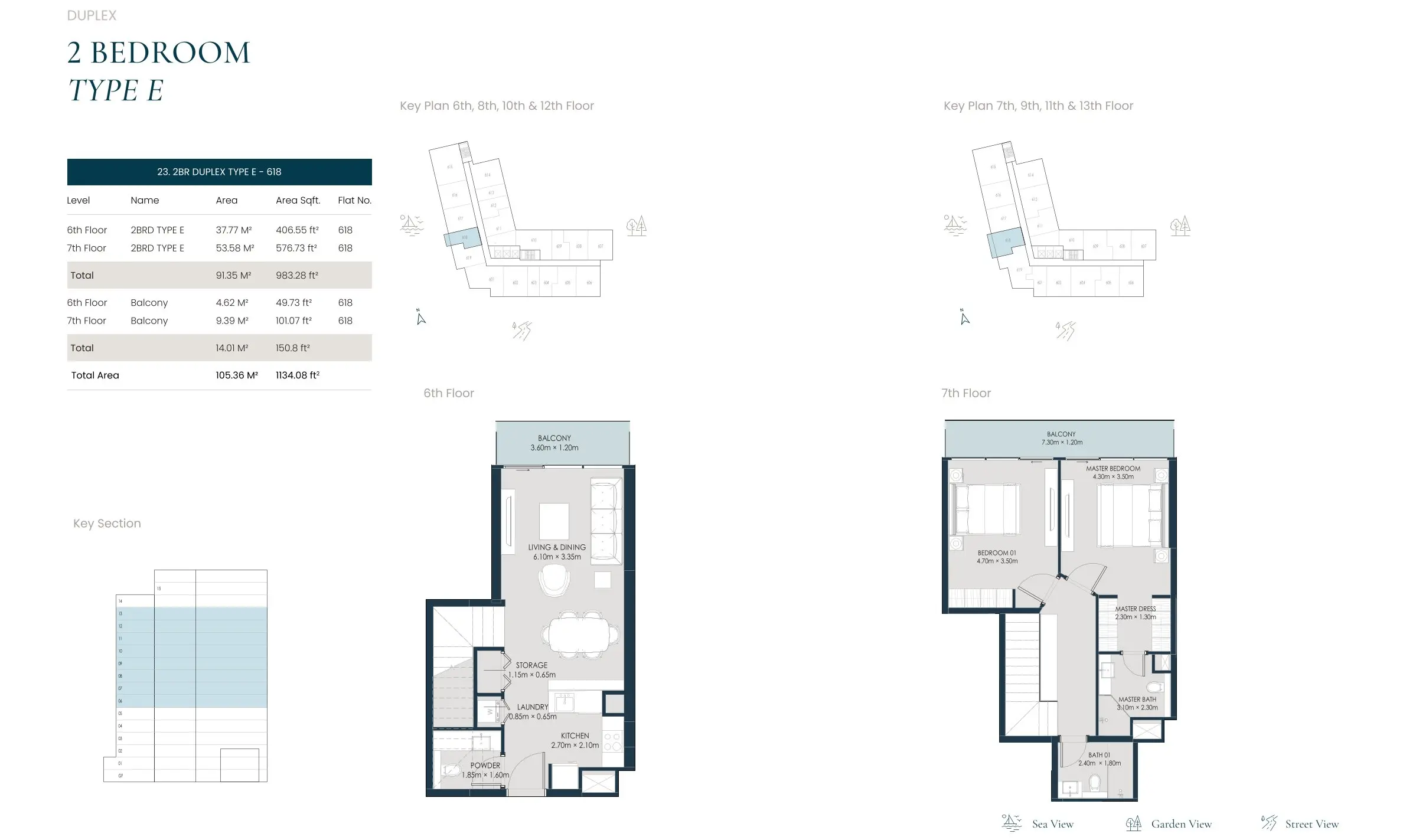 Type E floor plan