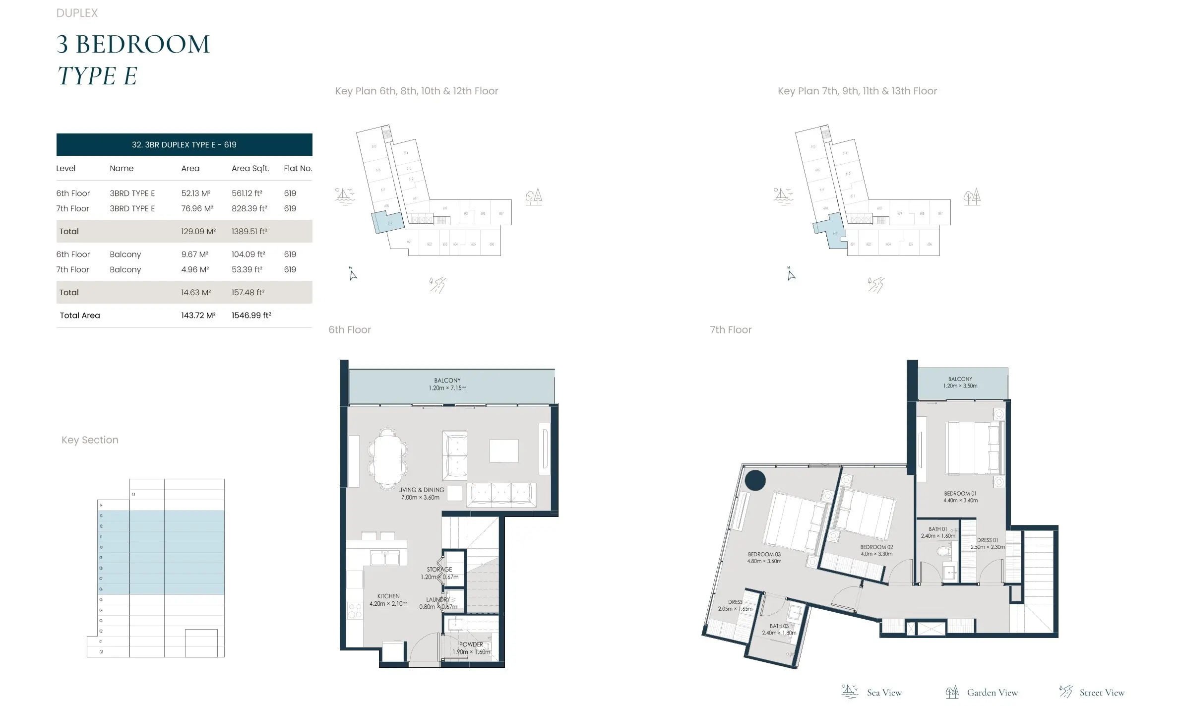 Duplex - Type E floor plan