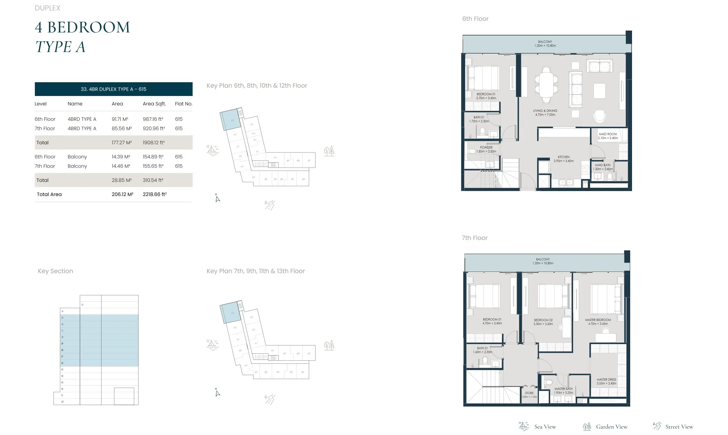Type A floor plan