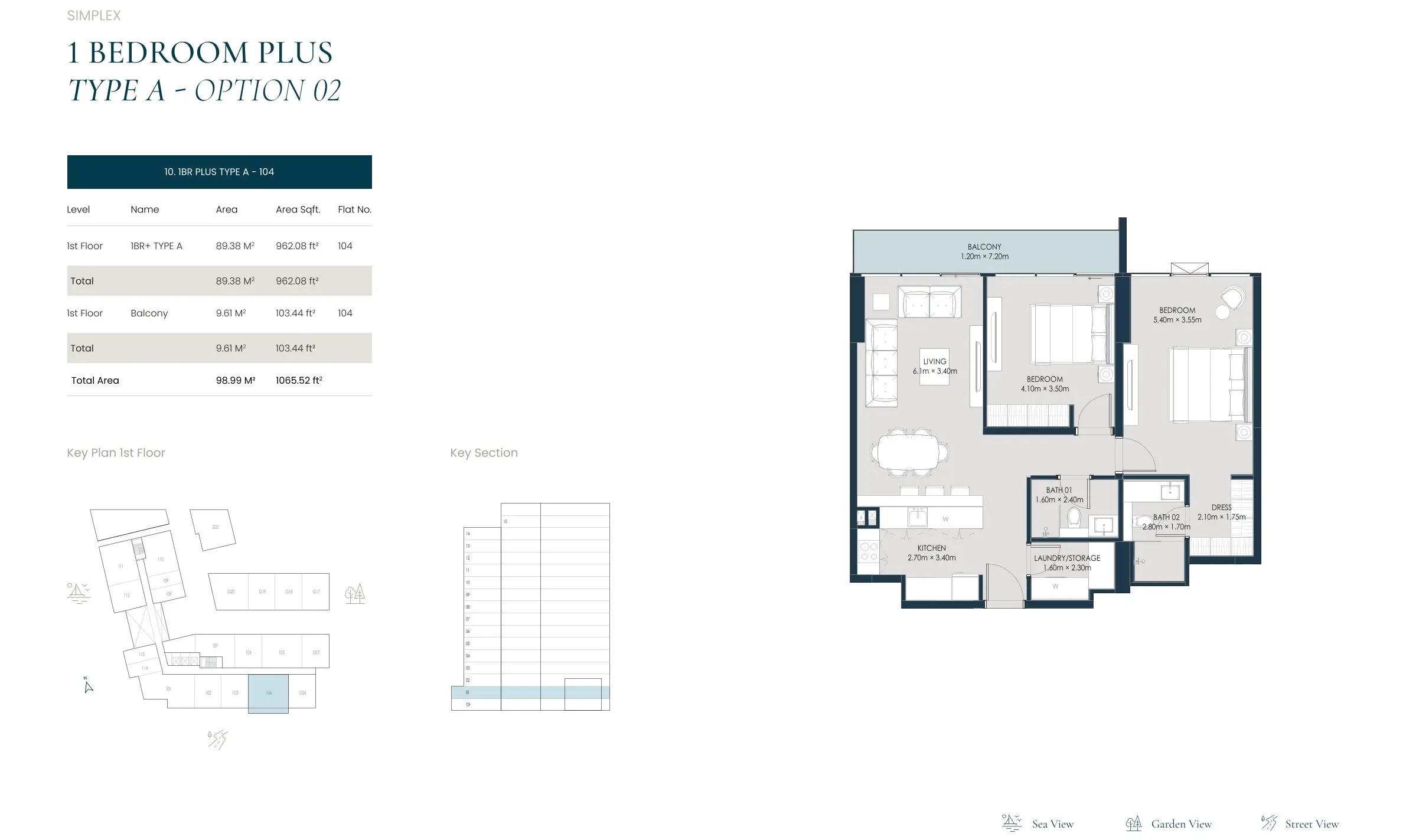 Type A (Option 02) floor plan