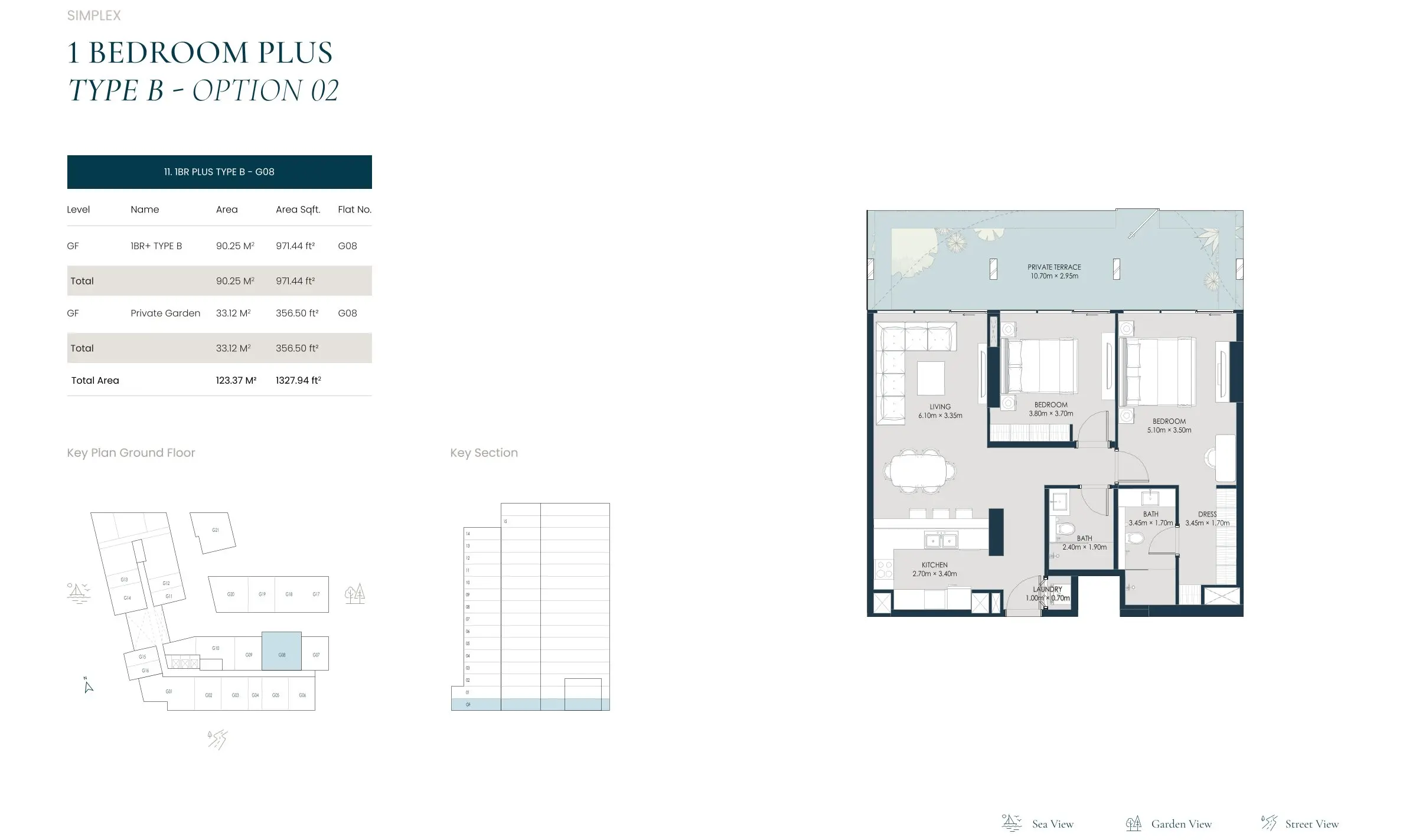 Type B (Option 02) floor plan