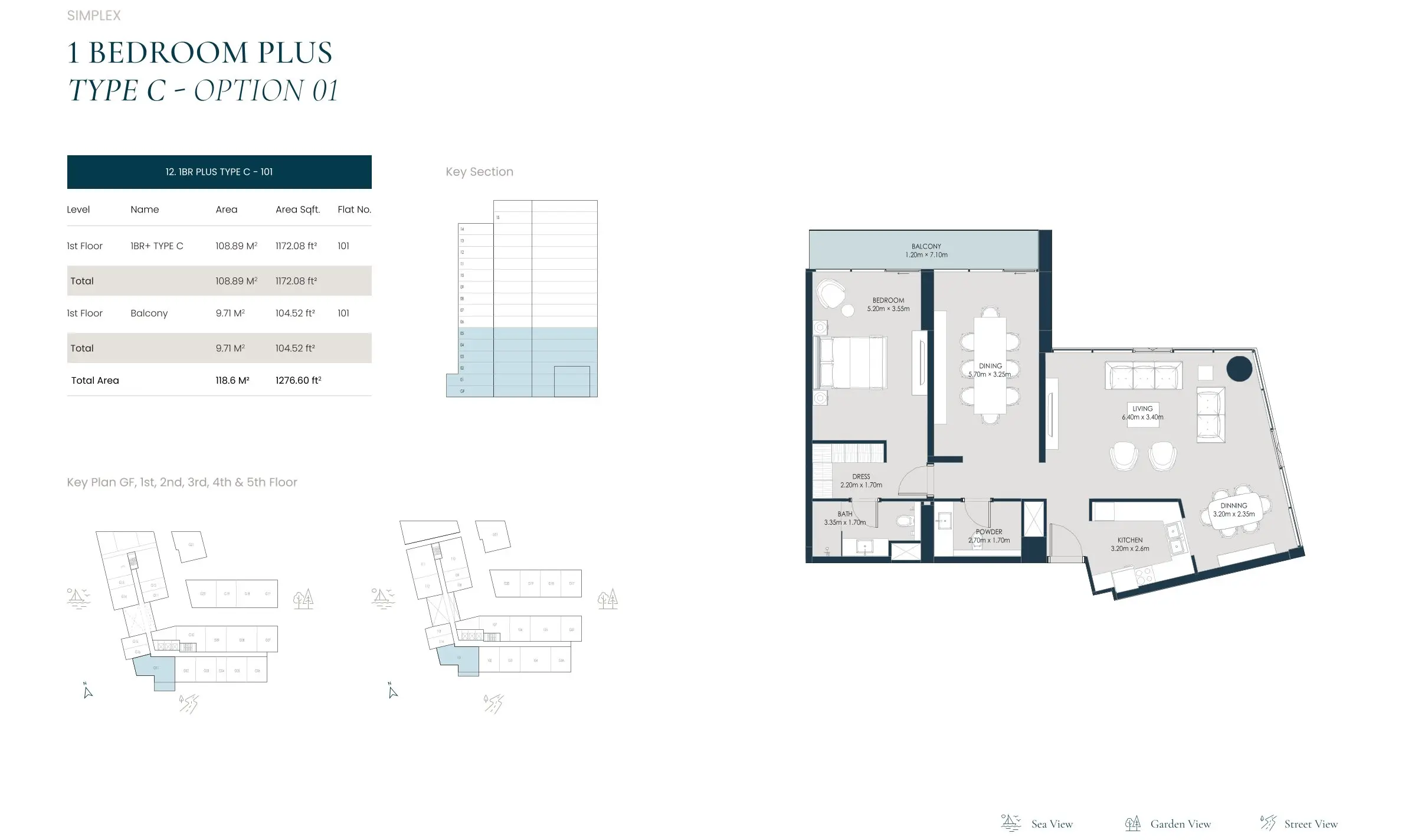 Type C (Option 01) floor plan