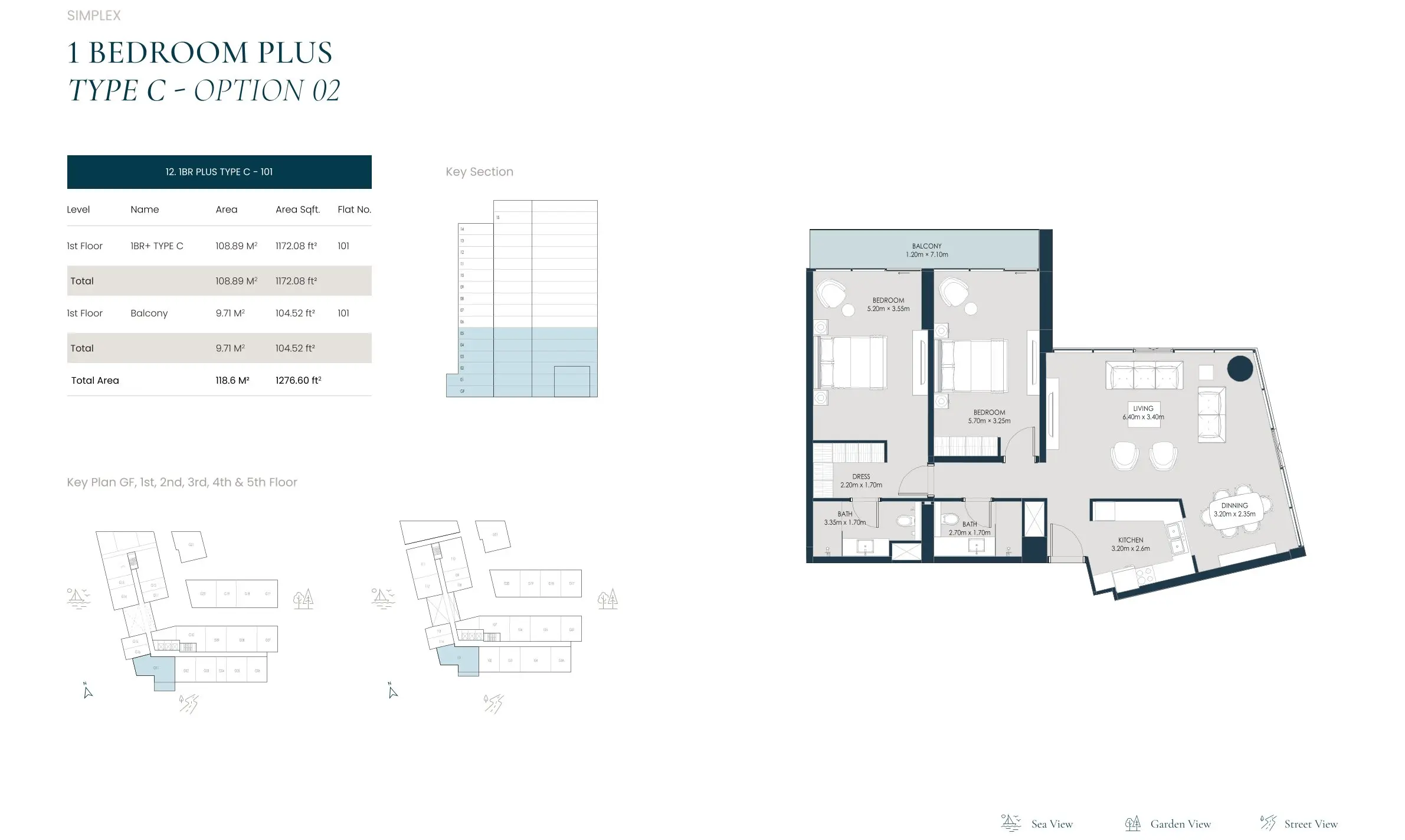 Type C (Option 02) floor plan
