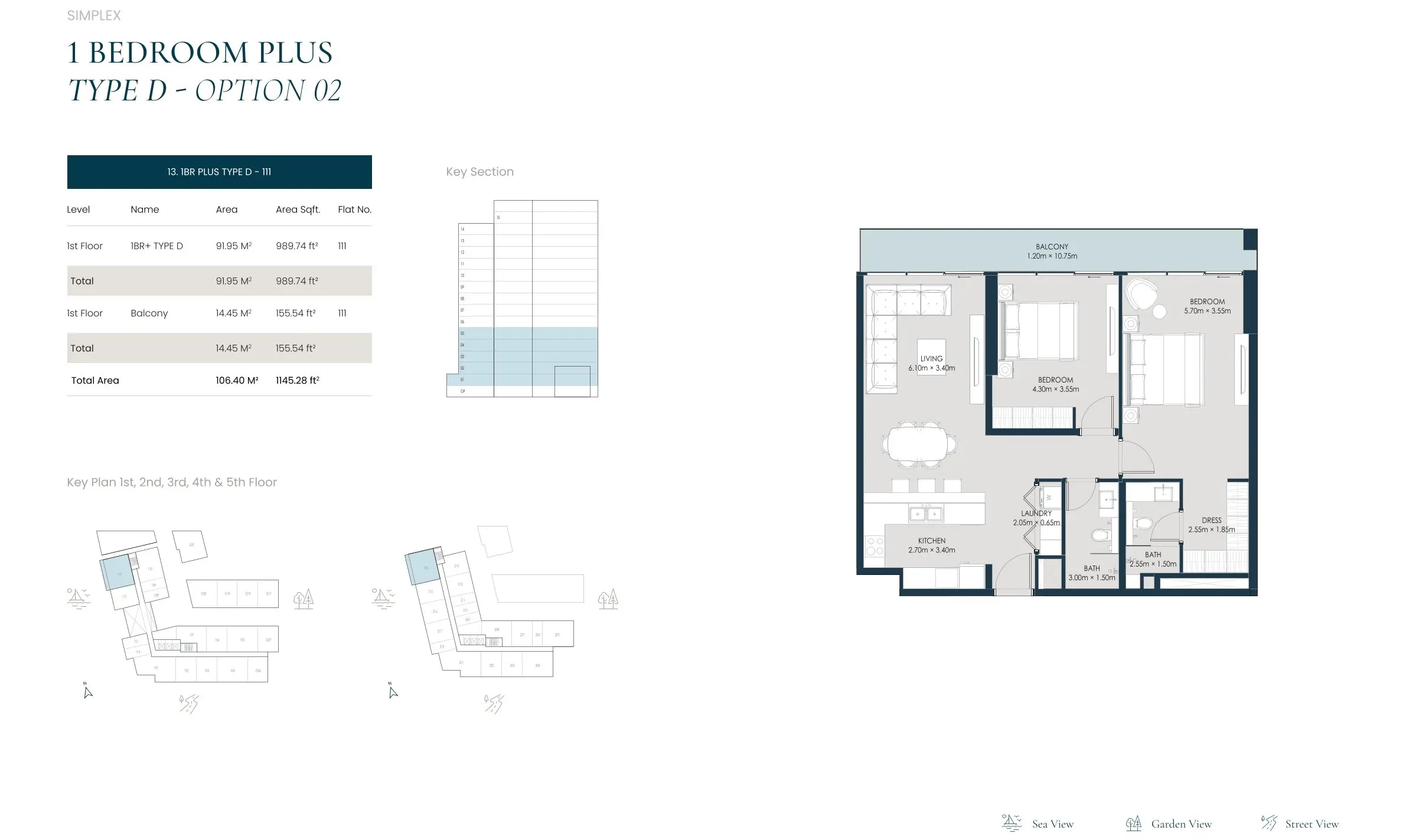 Type D (Option 02) floor plan