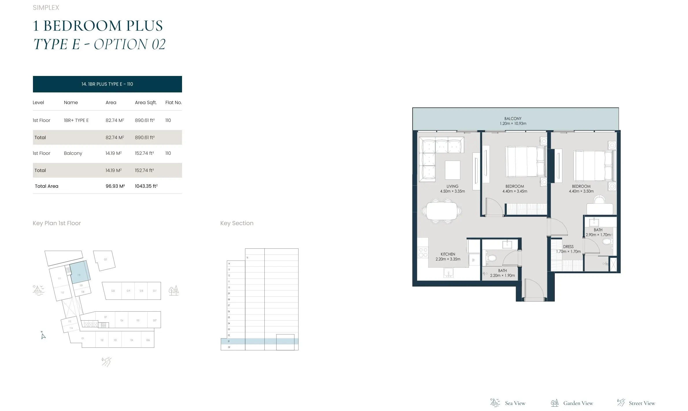 Type E (Option 02) floor plan