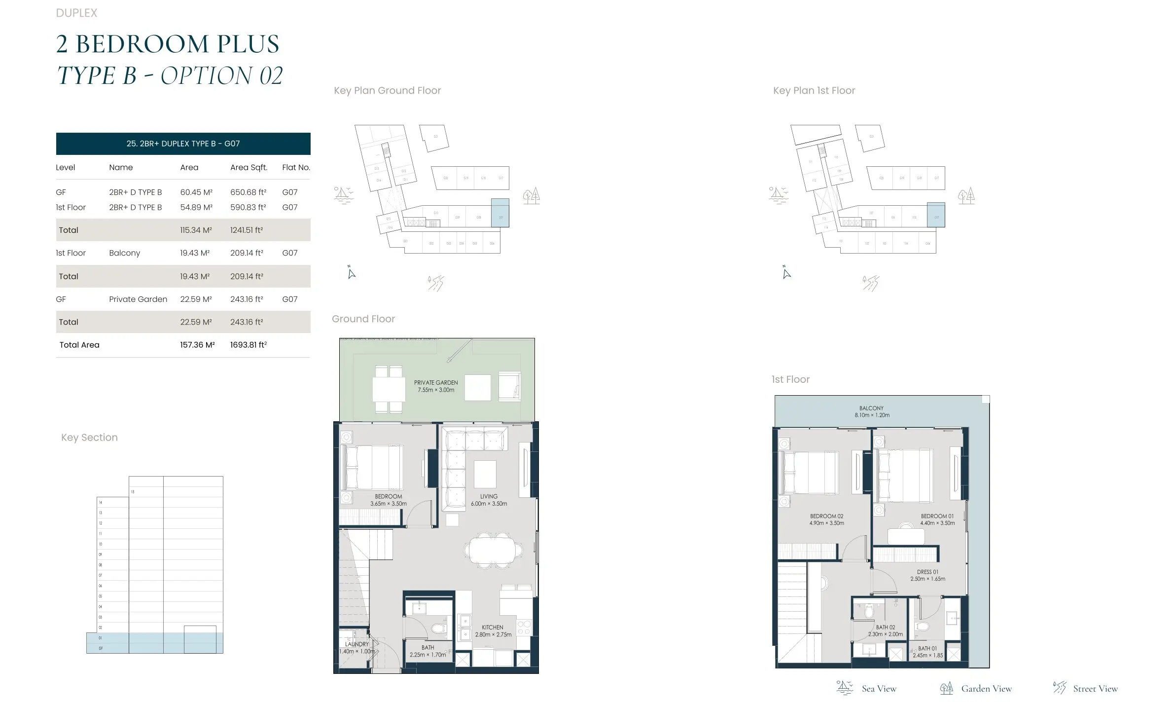 Type B (Option 02) floor plan