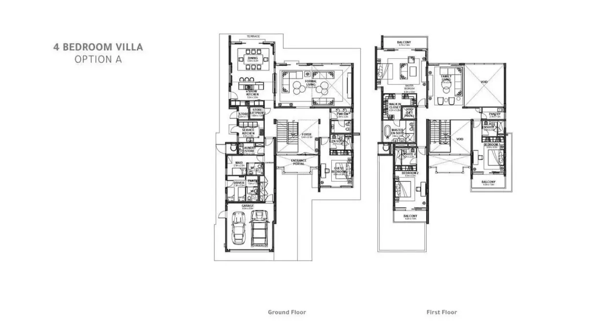 Option A floor plan