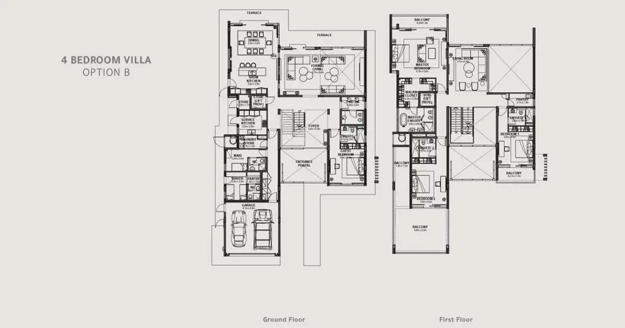Option B floor plan